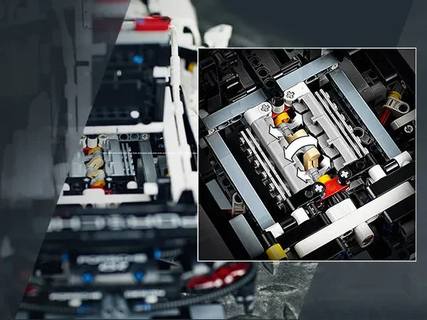 Porsche 911 RSR 1580 piezas - Kit de Bloques de Construcción