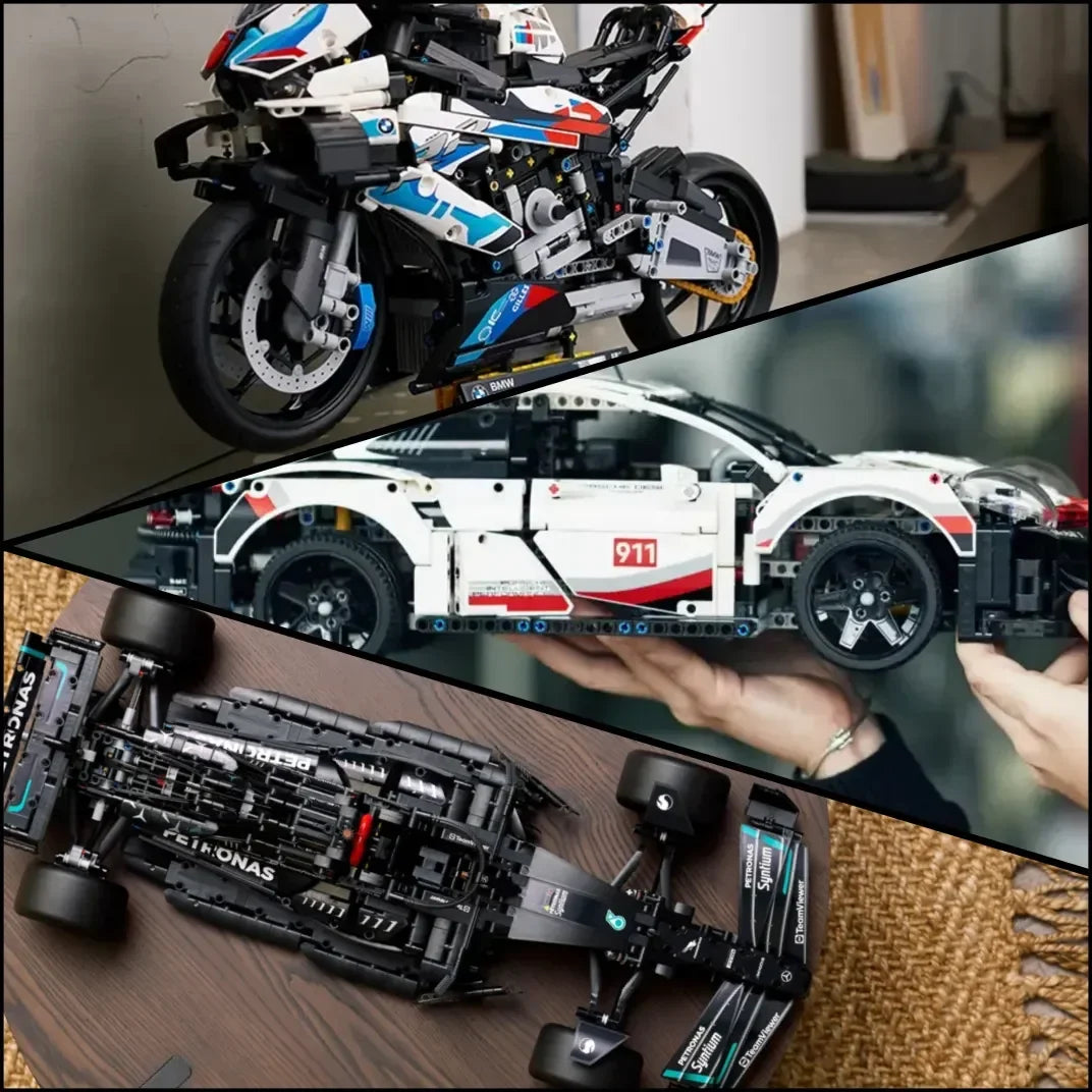 ¡Compra juntos! Los tres productos más vendidos (BMW M1000 RR, Mercedes AMG W14, Porsche 911 RSR)