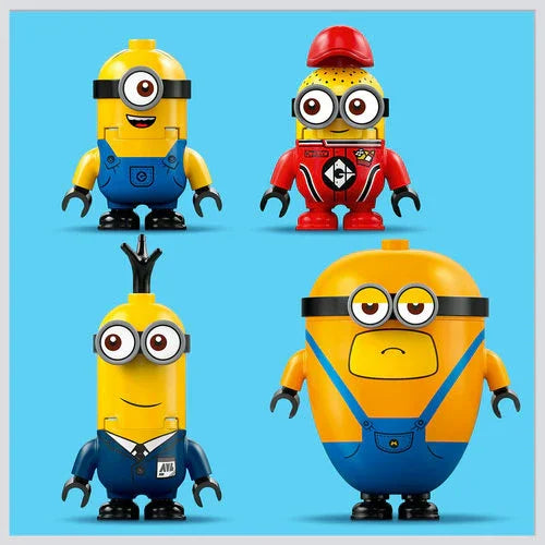 Mi villano favorito 4 - Minions y coche banana (136 piezas)