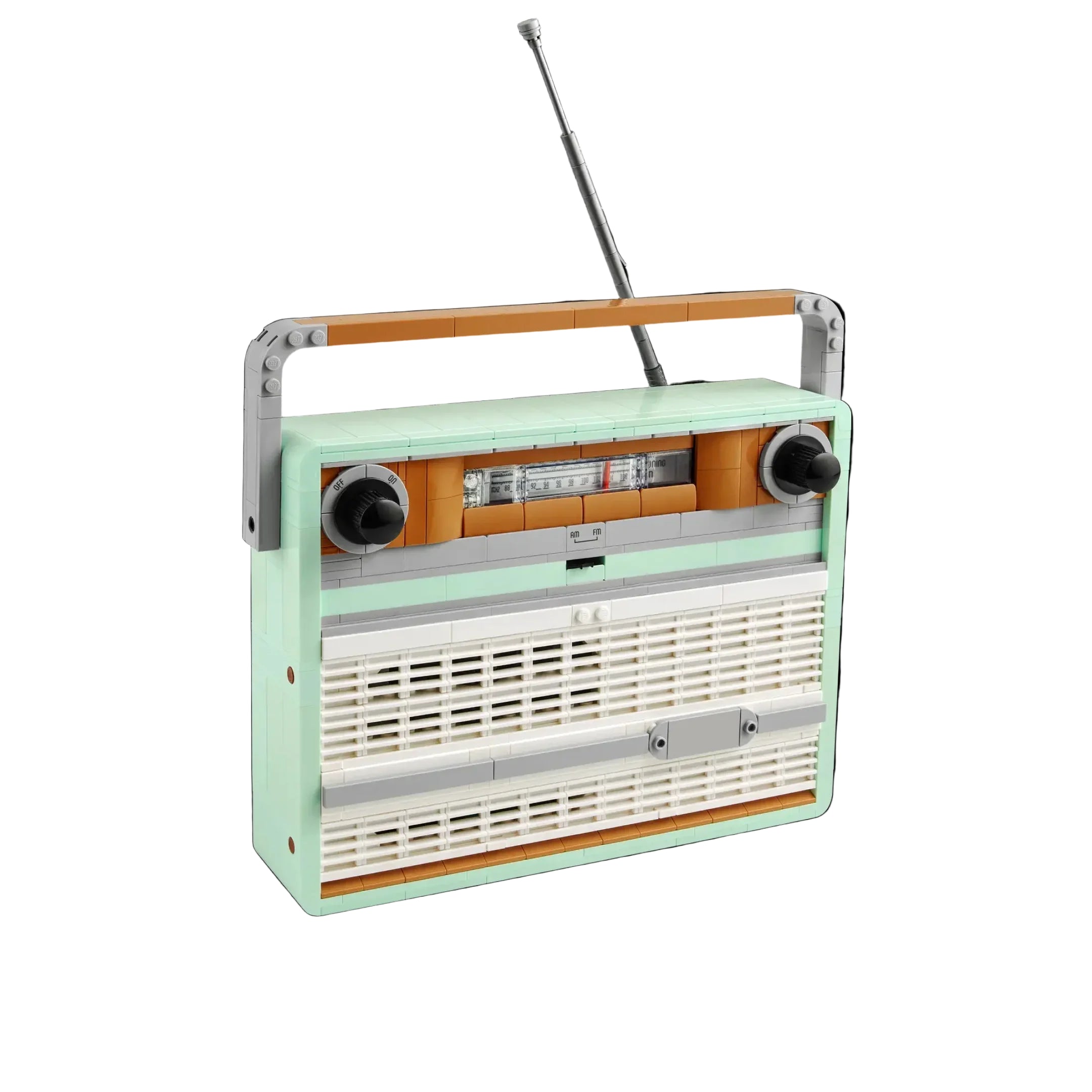 Radio retro (906 piezas) - Kit de Bloques de Construcción