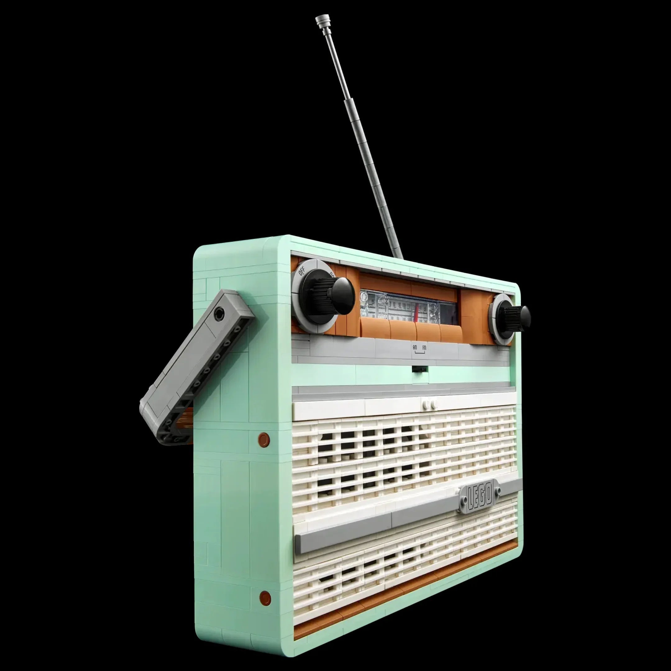 Radio retro (906 piezas) - Kit de Bloques de Construcción