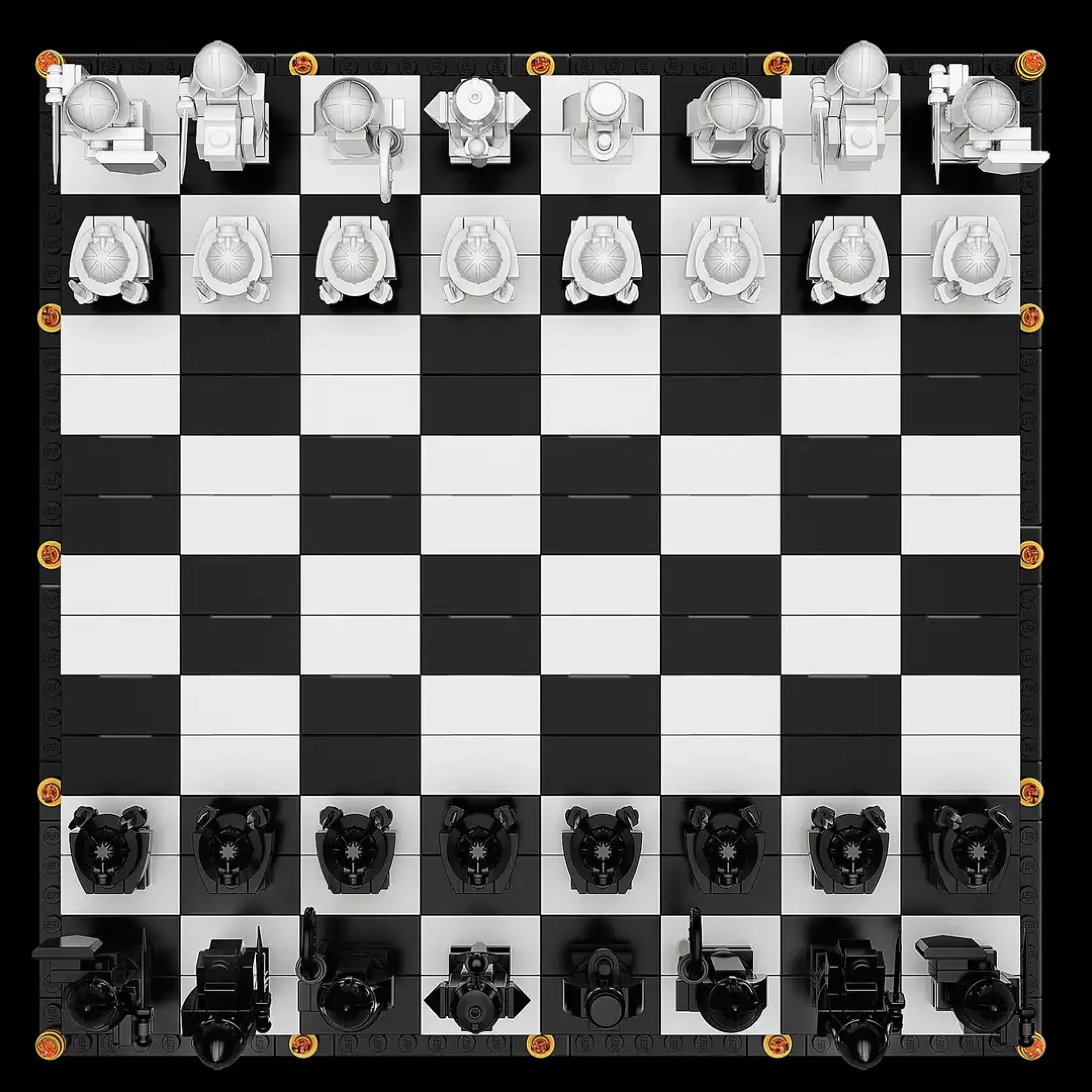 Juego de ajedrez de los magos de Hogwarts - Harry Potter (876 piezas)