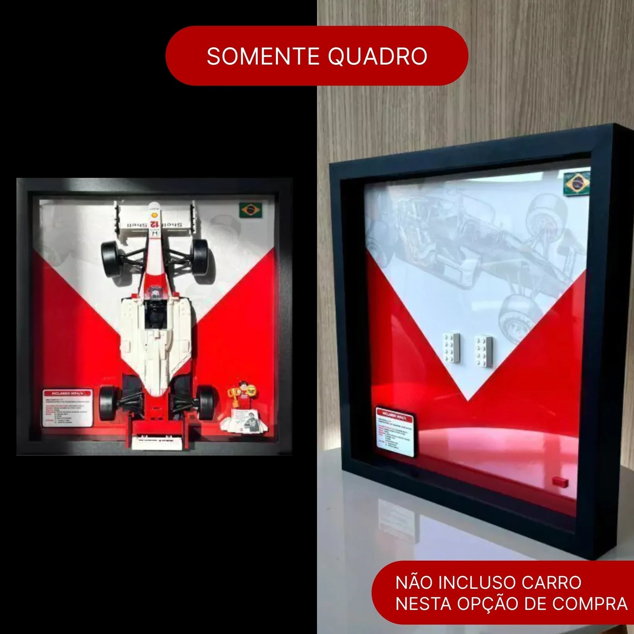 Marco acrílico - McLaren MP4/4 Senna (693 piezas)