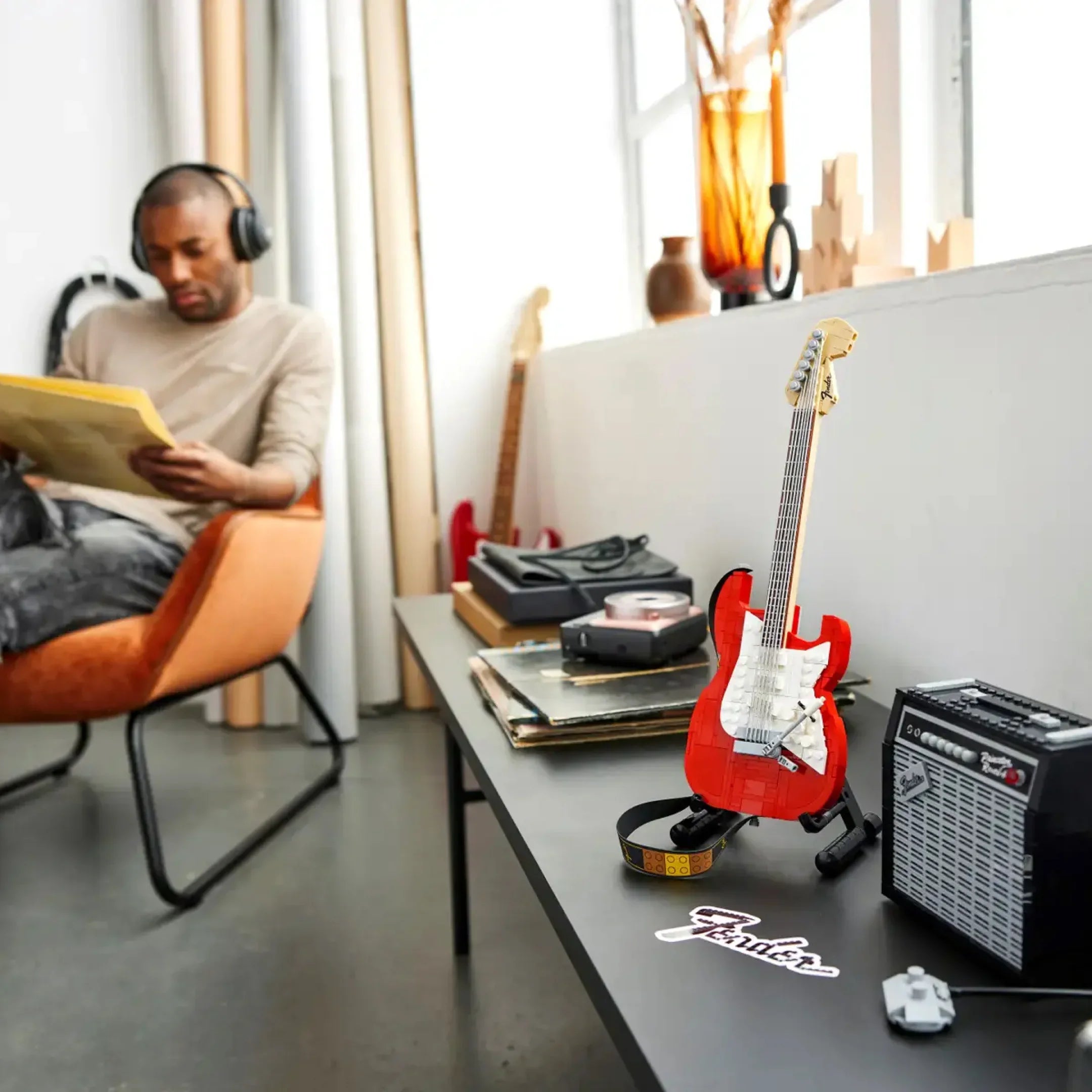 Guitarra Stratocaster (1074 piezas)