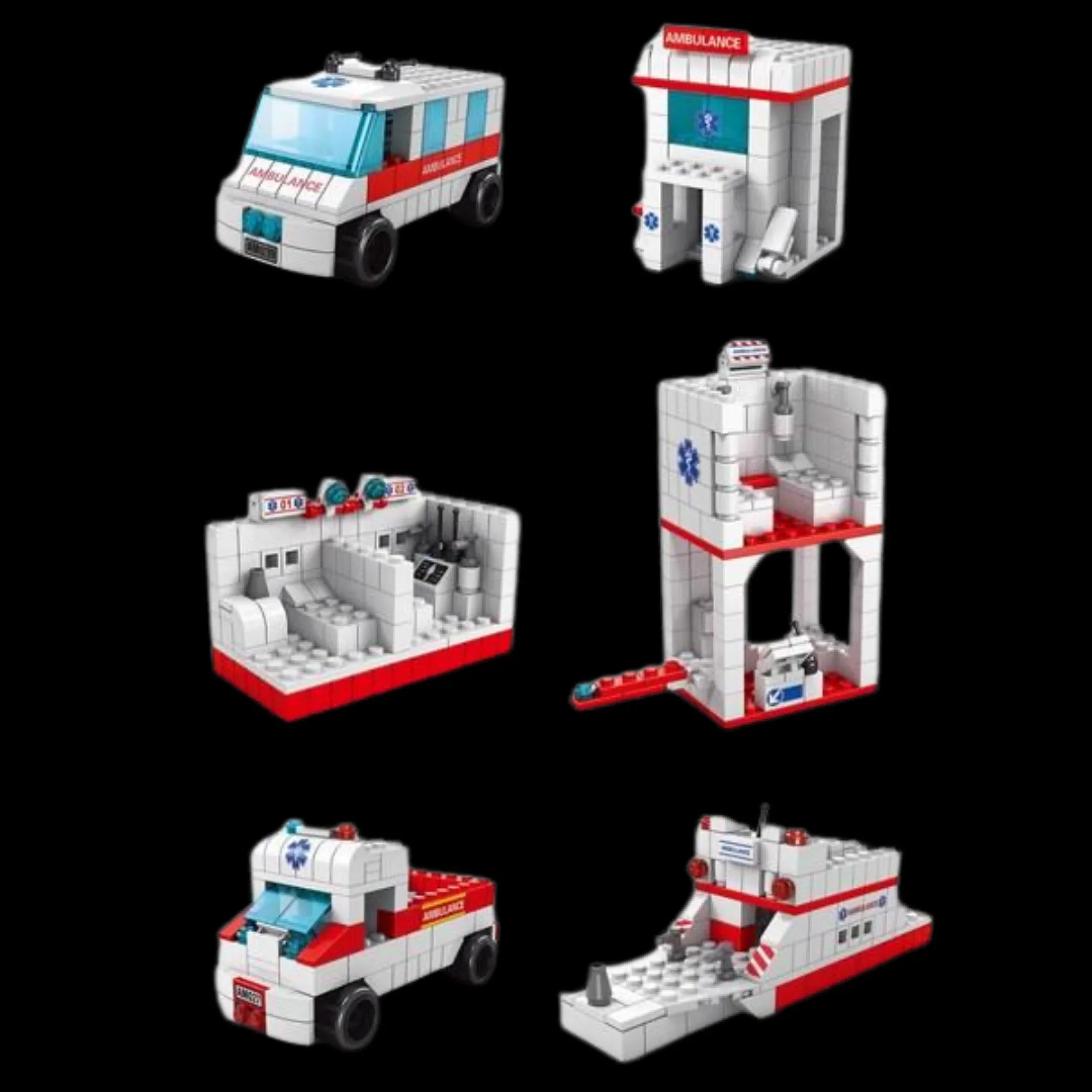 Ambulancia médica (1000 piezas)