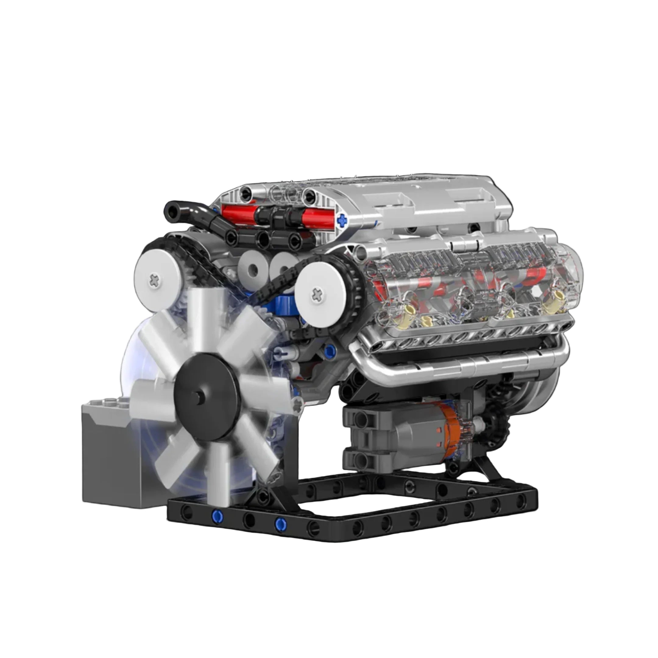 Motor V8 (535 piezas) - Kit de Bloques de Construcción