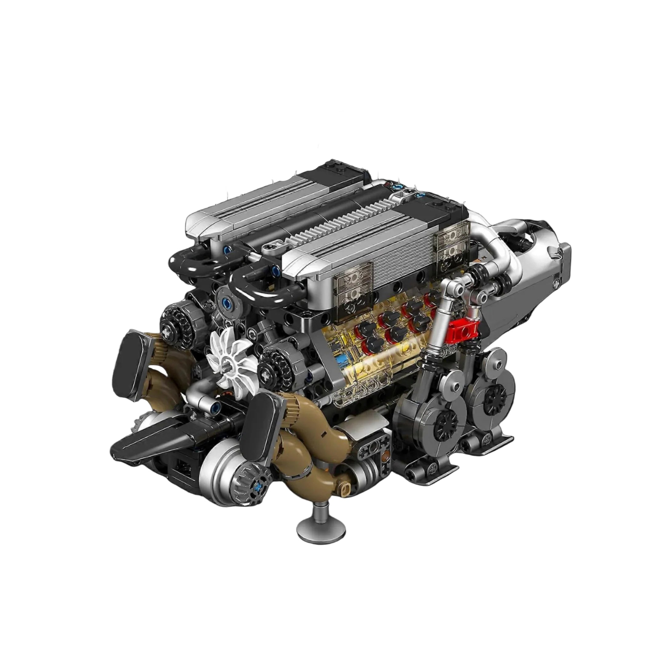 Motor W16 (952 piezas) - Kit de Bloques de Construcción