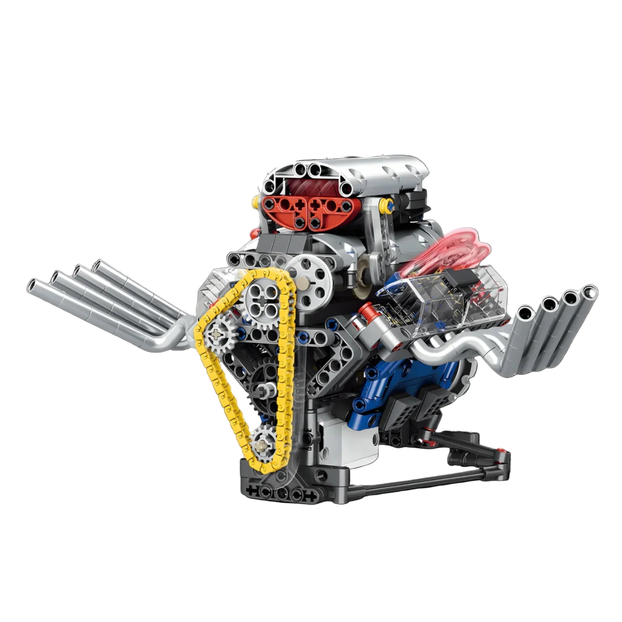 Motor V8 (665 piezas) - Kit de Bloques de Construcción
