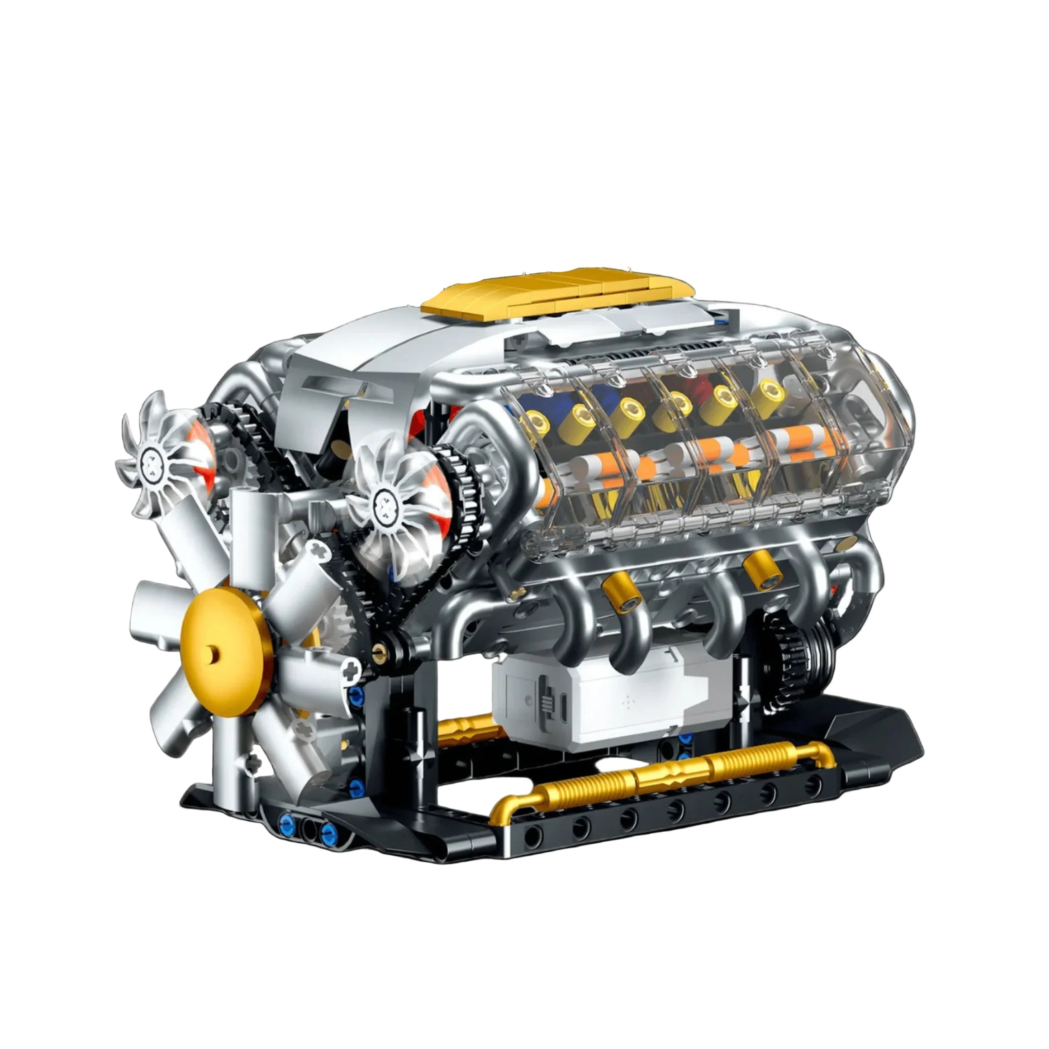 Motor V8 (692 piezas) - Kit de Bloques de Construcción