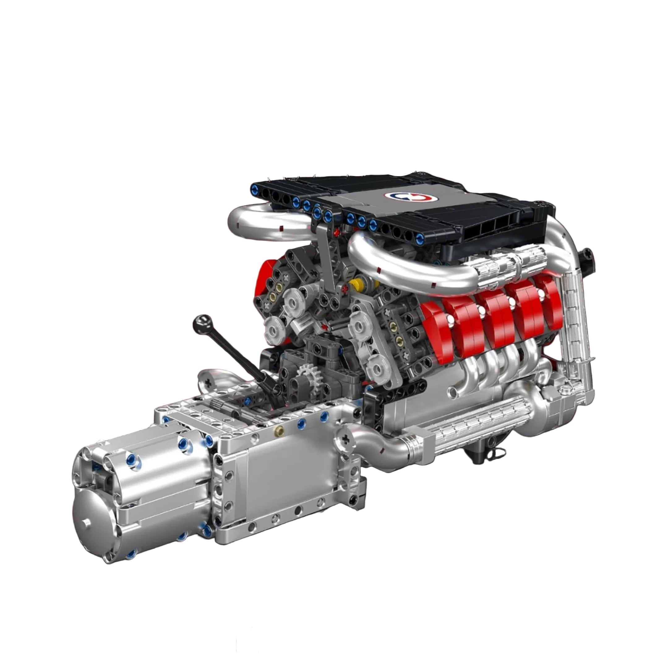 Motor V8 (1169 piezas) - Kit de Bloques de Construcción