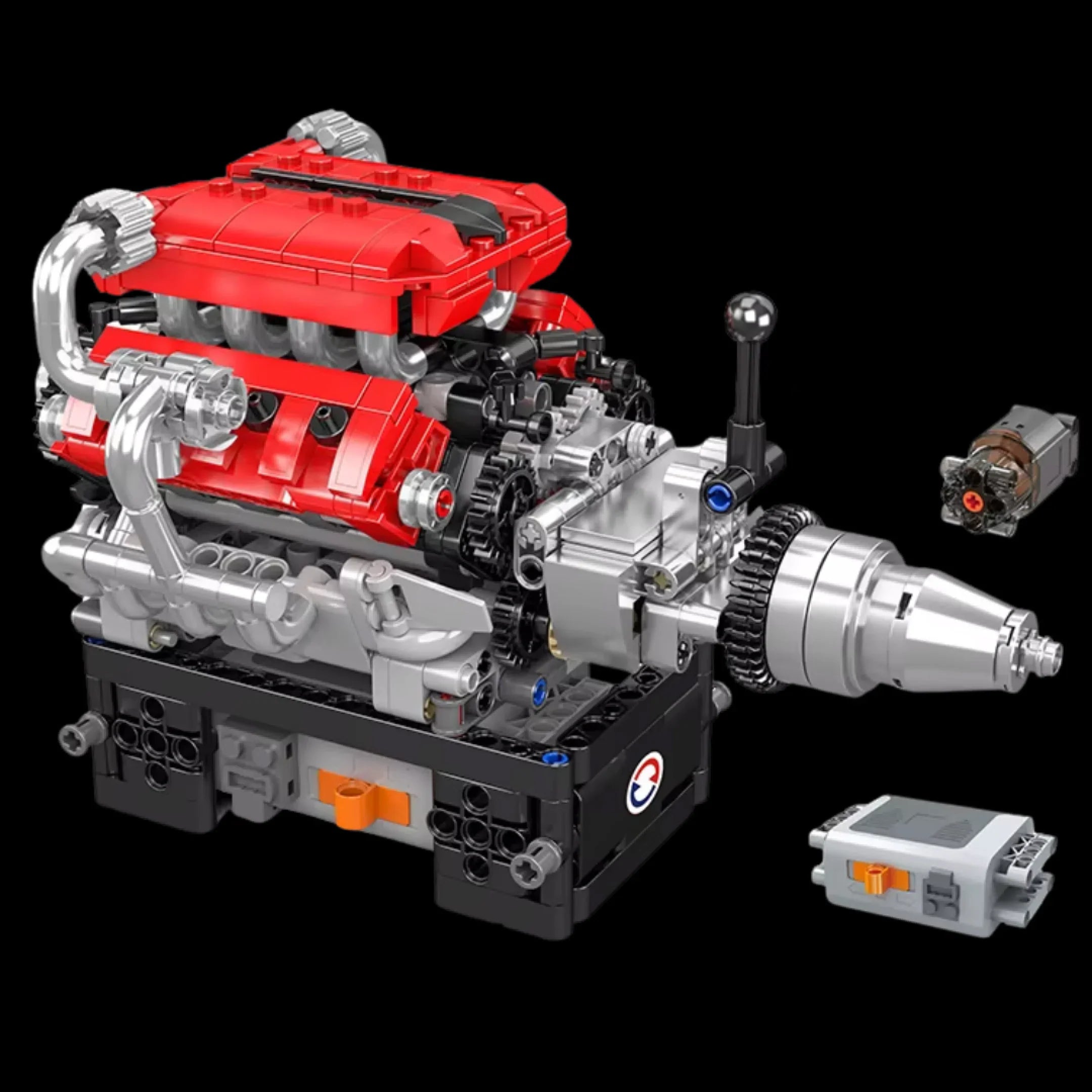 Motor V8 (750 piezas) - Kit de Bloques de Construcción