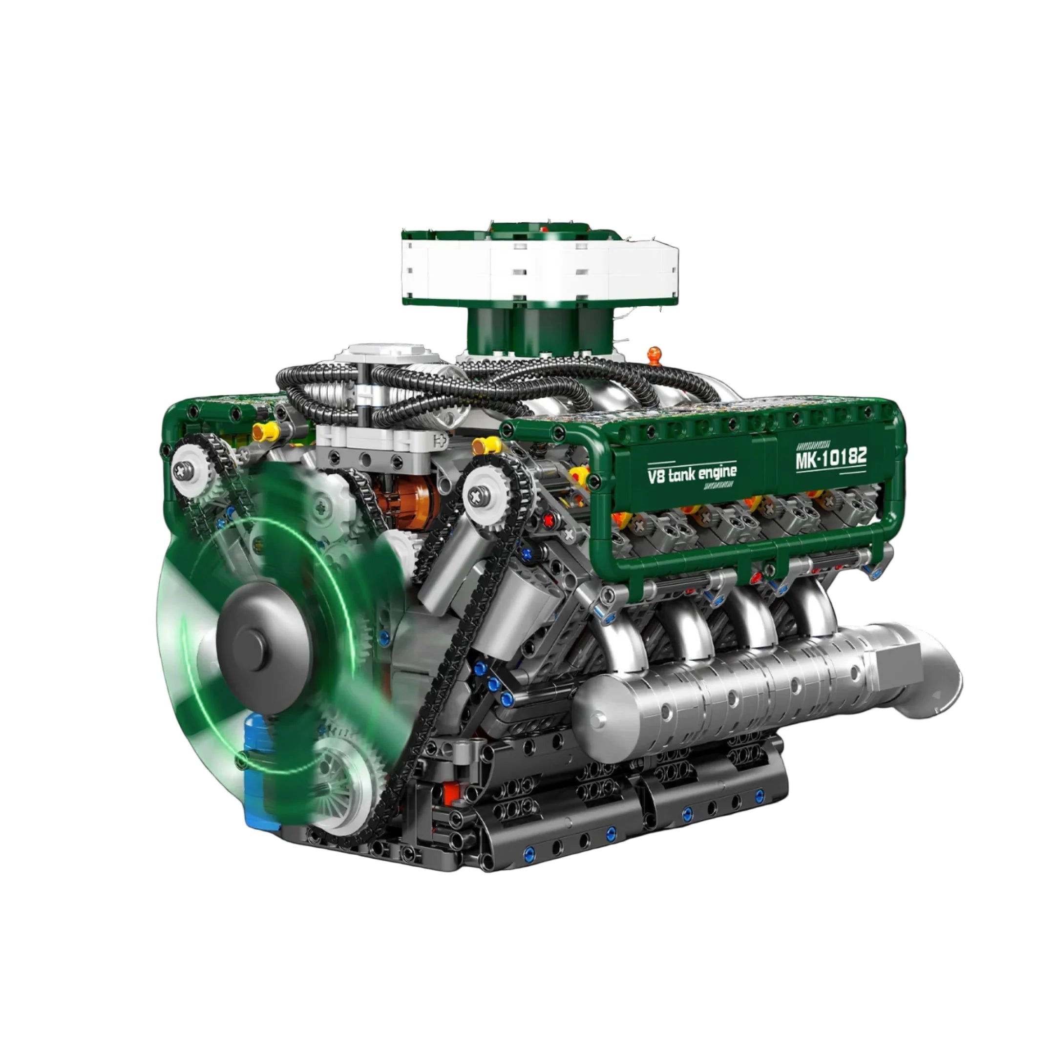 Motor V8 (2250 piezas) - Kit de Bloques de Construcción