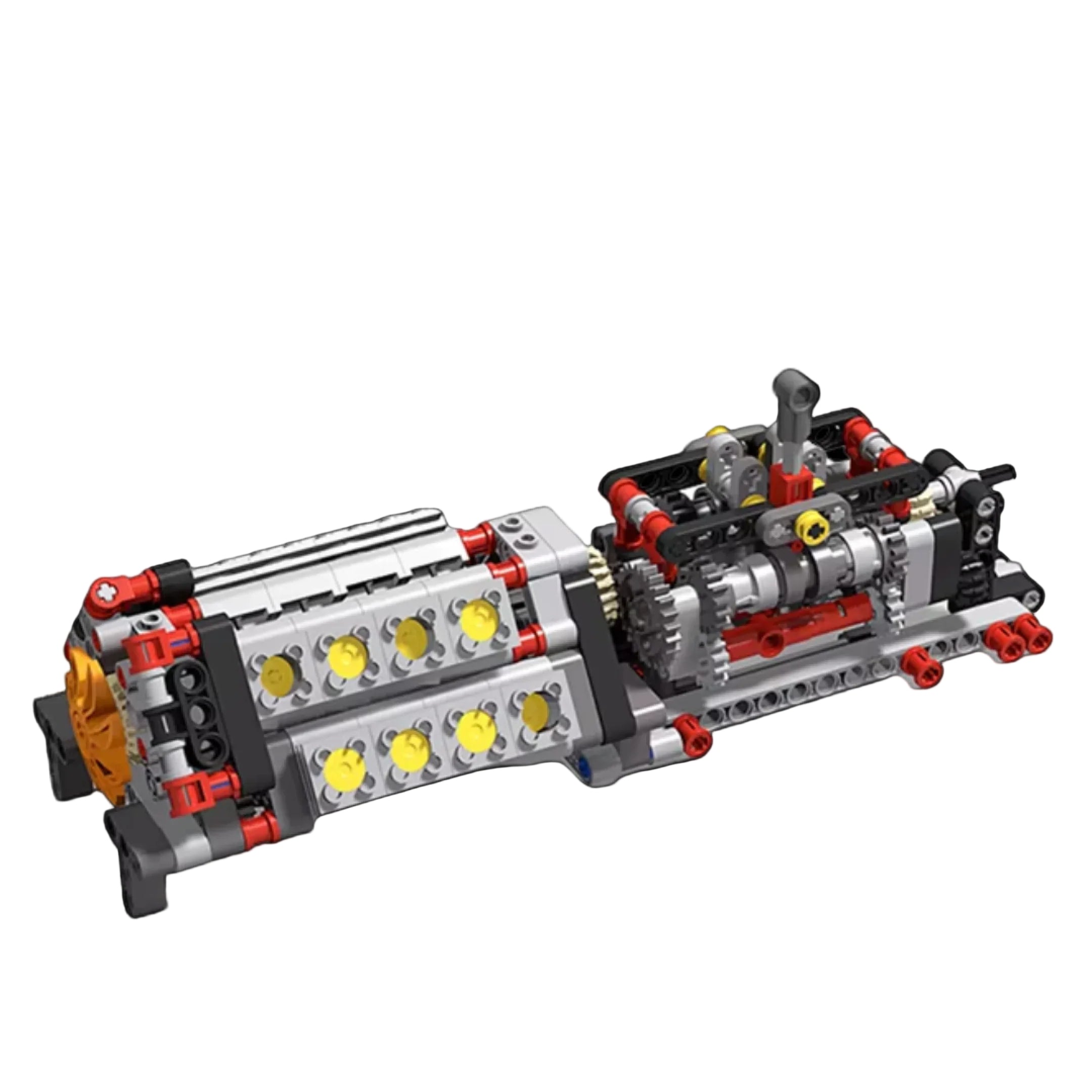 Motor V16 (311 piezas) - Kit de Bloques de Construcción