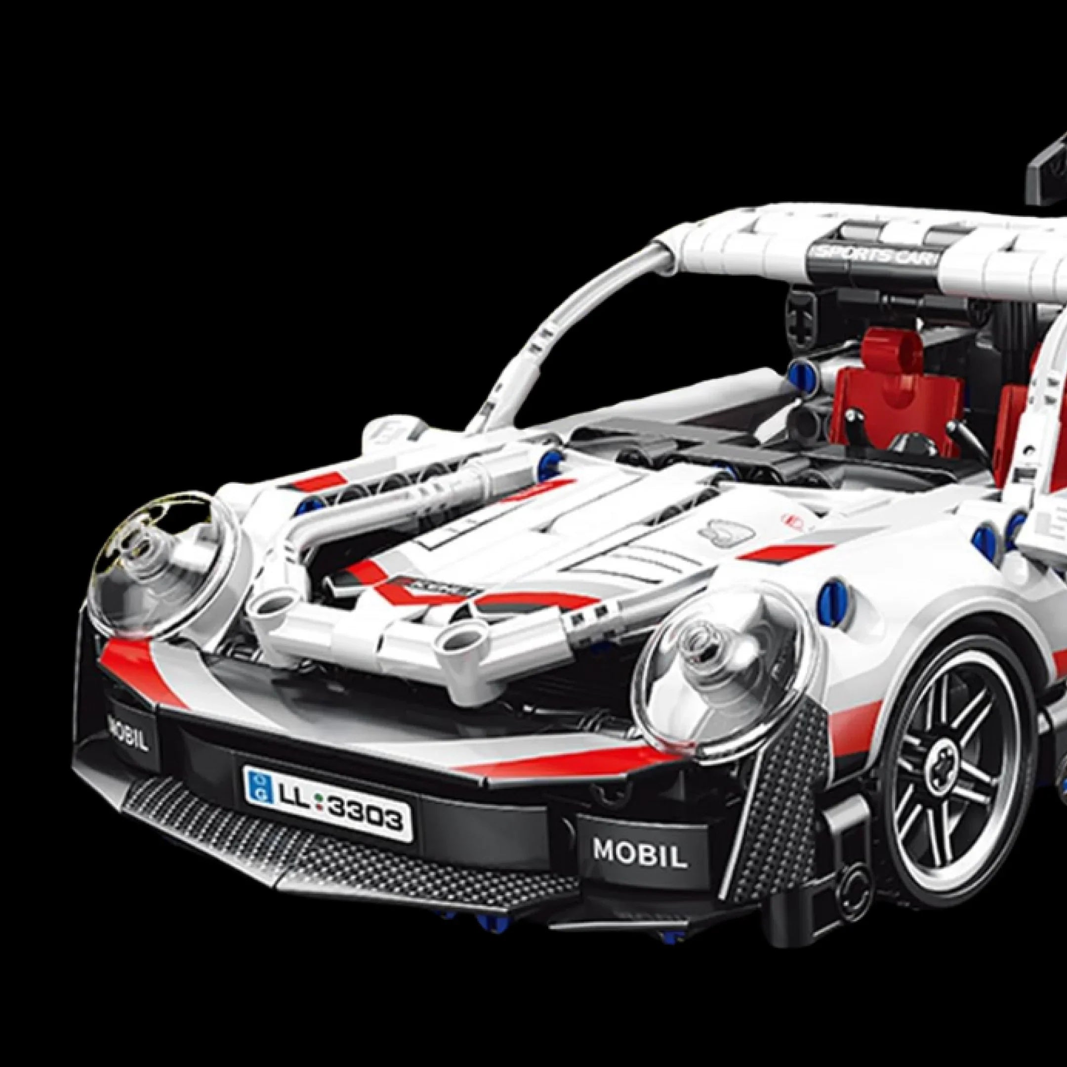 Porsche 911 RSR (540 piezas) - Kit de Bloques de Construcción