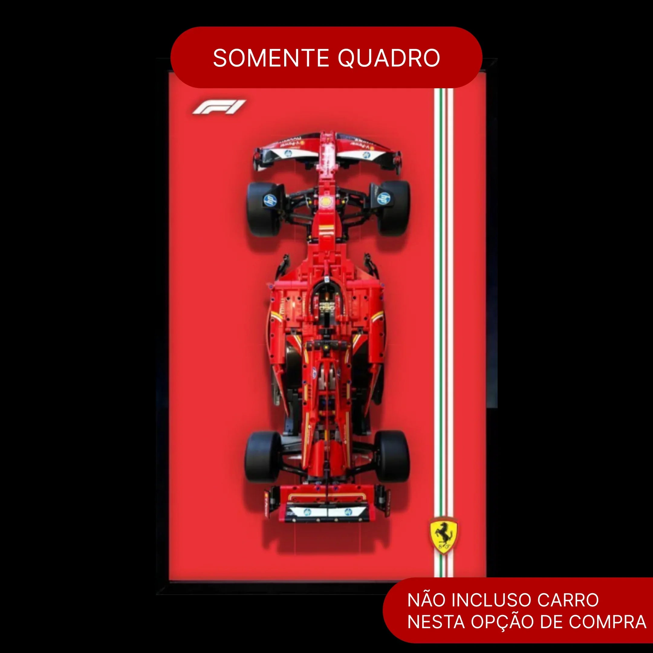 Marco Exhibidor Acrílico de Pared - Fórmula 1 Ferrari SF24
