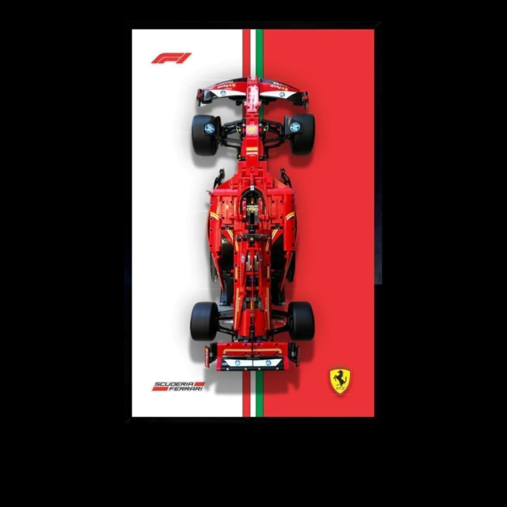 Marco Exhibidor Acrílico de Pared - Fórmula 1 Ferrari SF24
