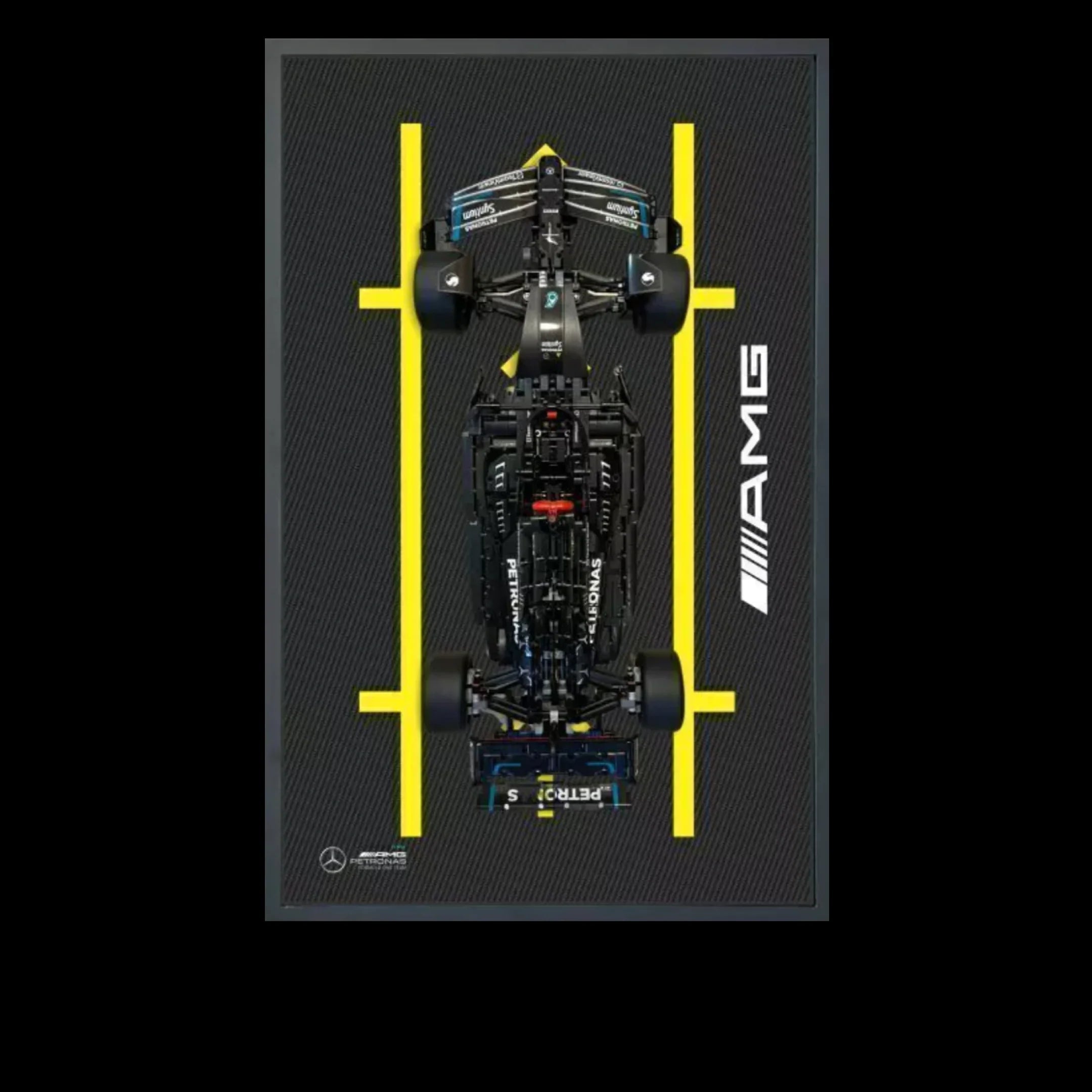 Marco de fibra de carbono - Mercedes Fórmula 1