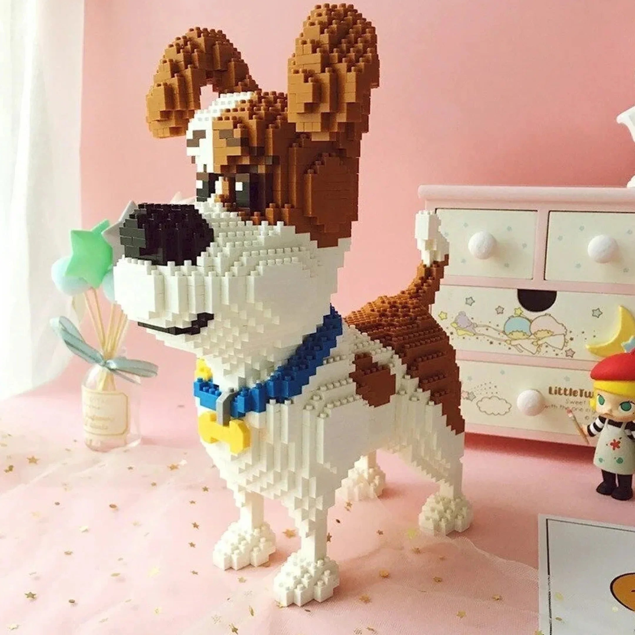 Terrier Max (1380 micropiezas) - Kit de Bloques de Construcción