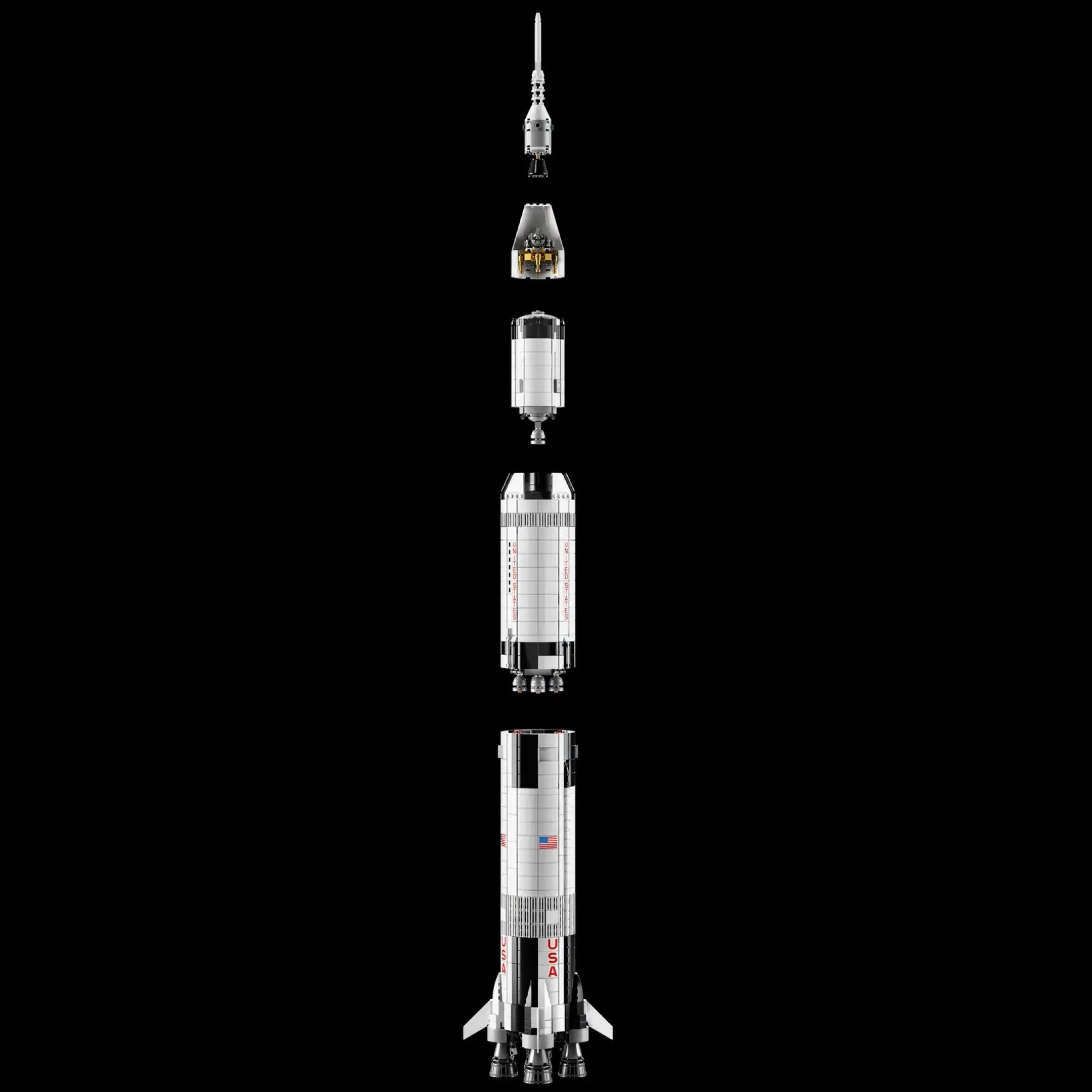 Apolo 5 - NASA AS-204 Saturno V (1969 piezas)