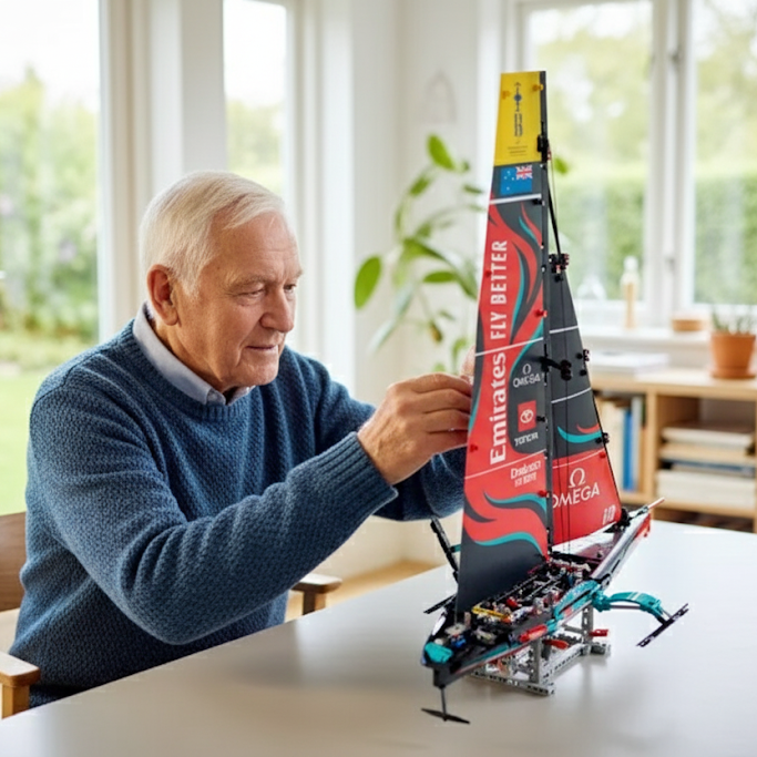 Velero Emirates - Team New Zealand AC75 (962 piezas) - Kit de Construcción