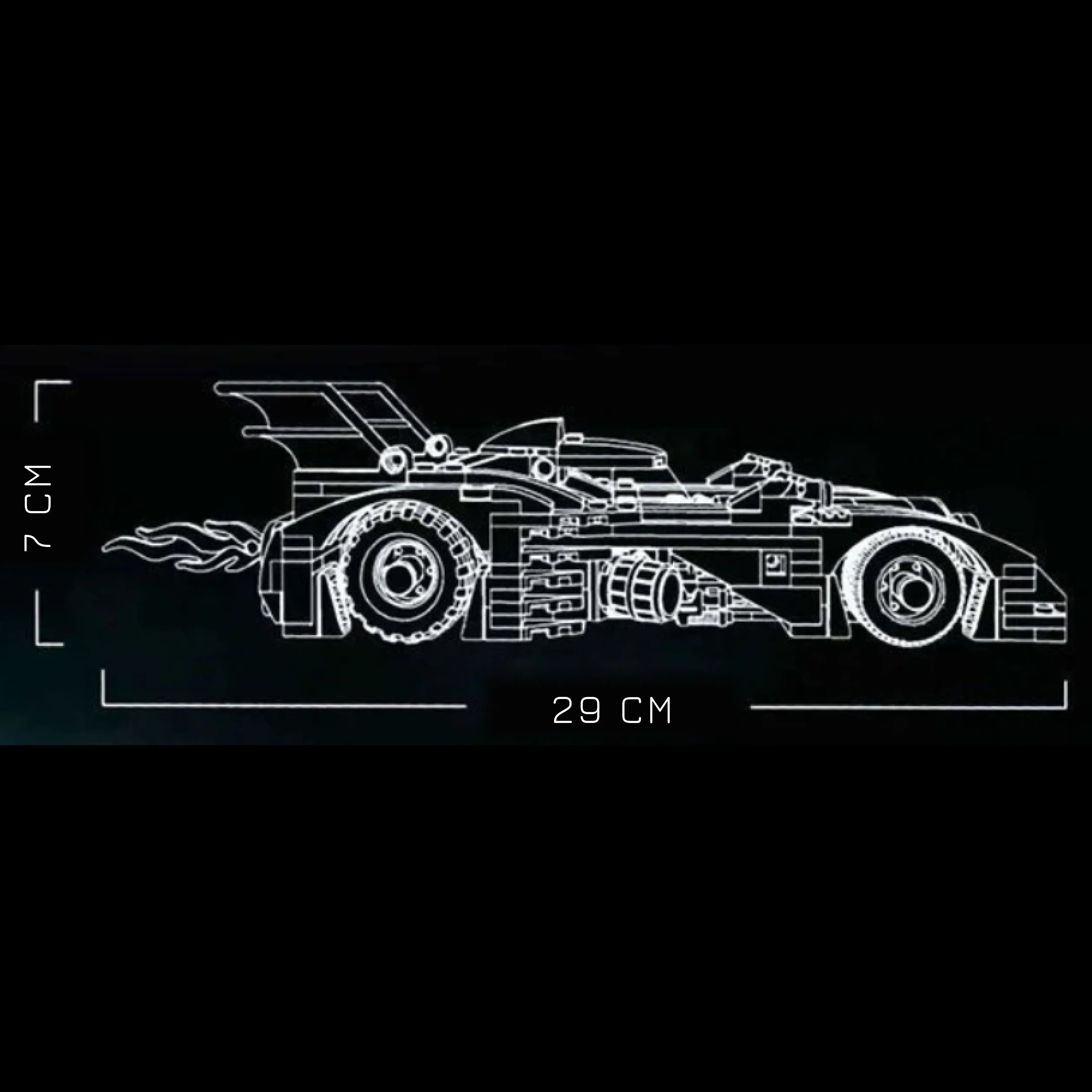 Batimóvil - "El coche de Batman" (378 piezas)