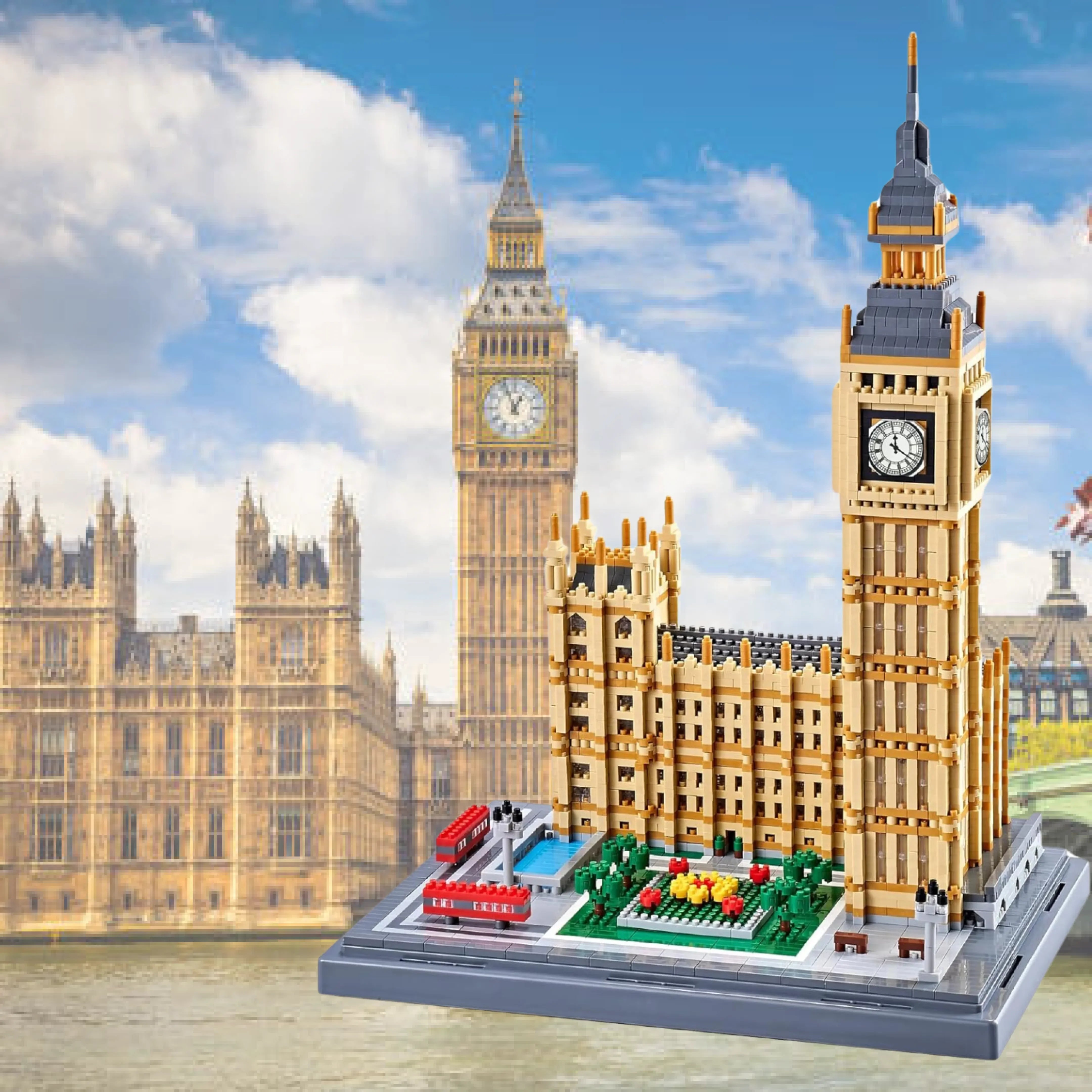 Big Ben (6473 micropiezas) - Set de Bloques de Construcción