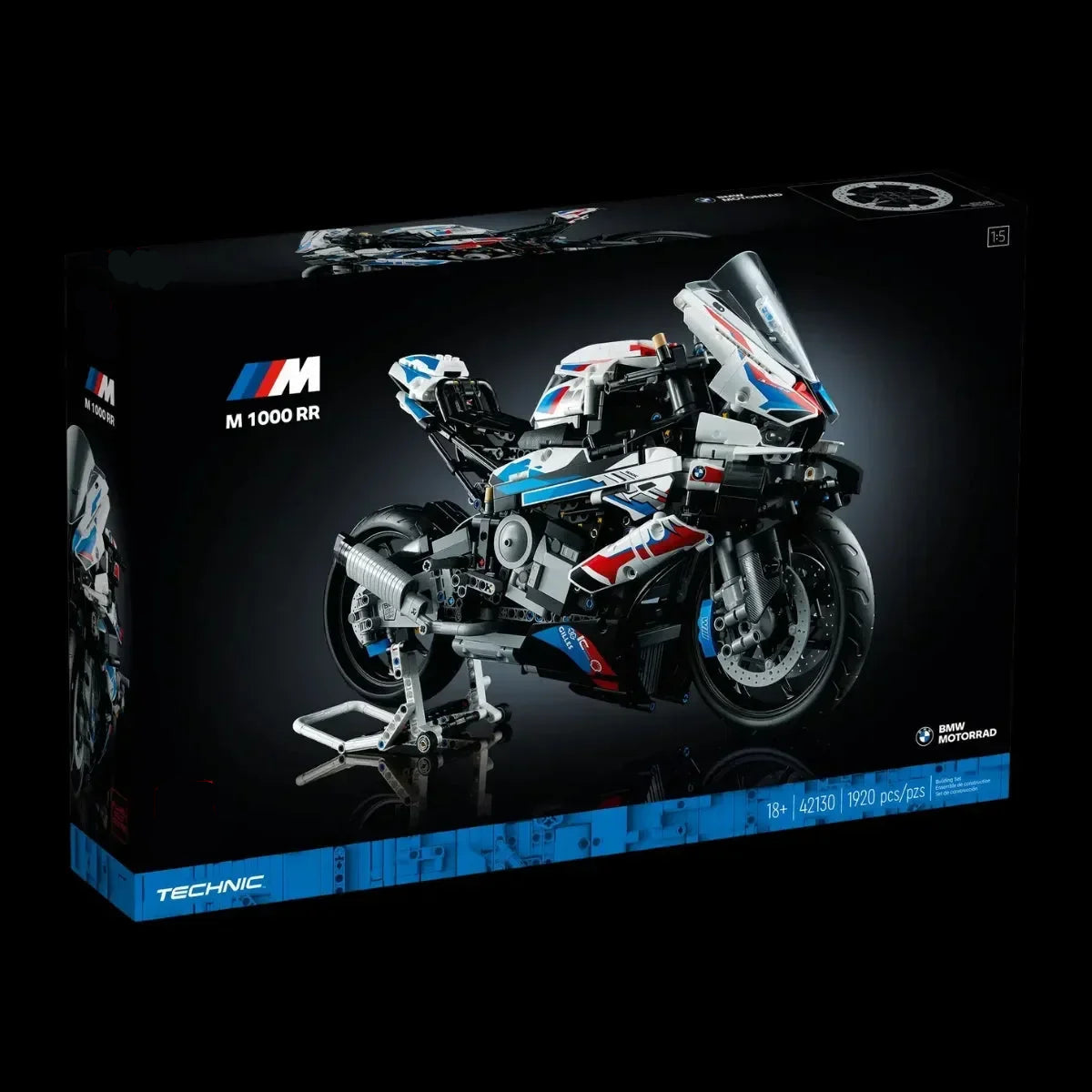 BMW M 1000 RR (1920 Piezas) –  Set de Construcción Motocicleta Deportiva a Escala 1:5