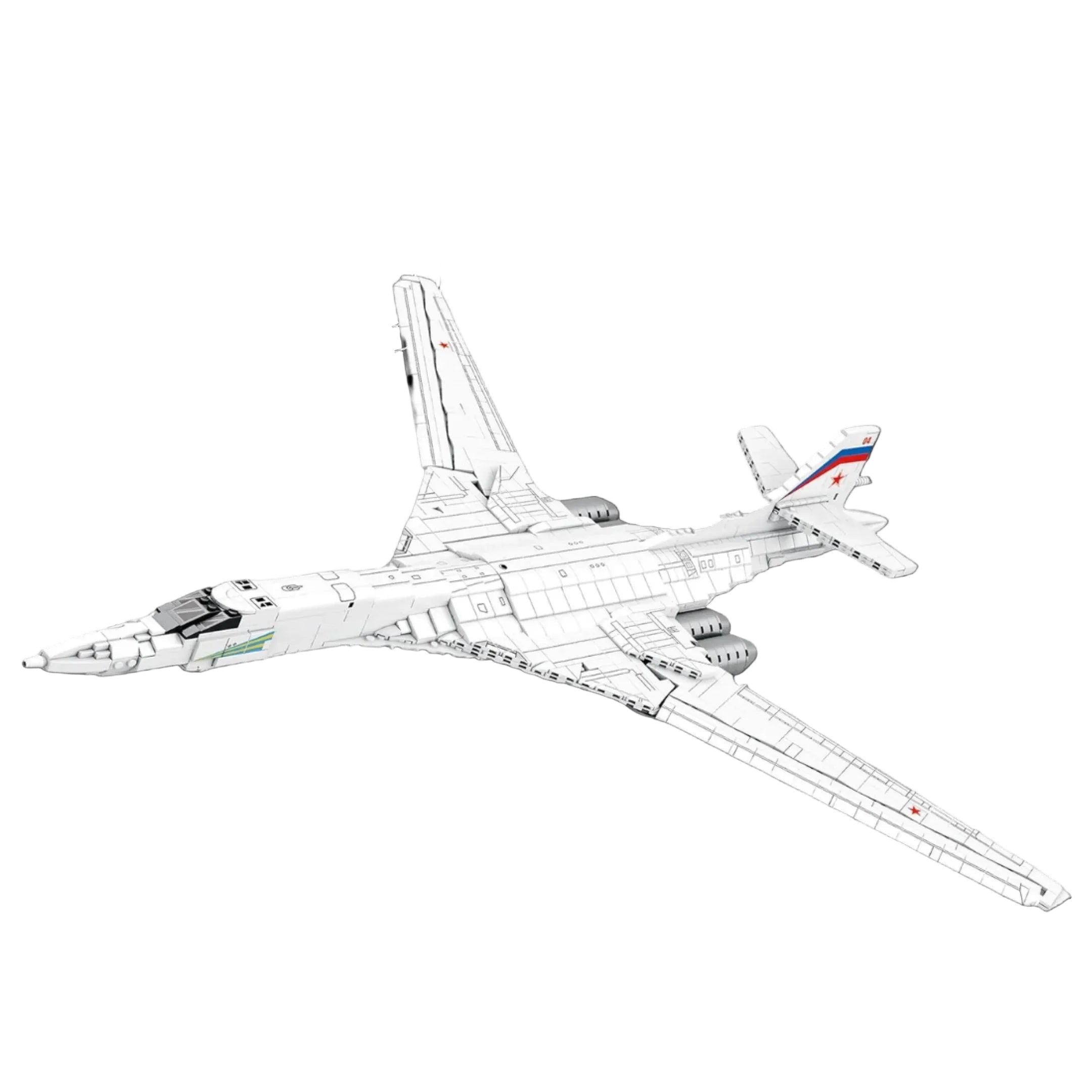 Bombardero TU-160 (1598 piezas)
