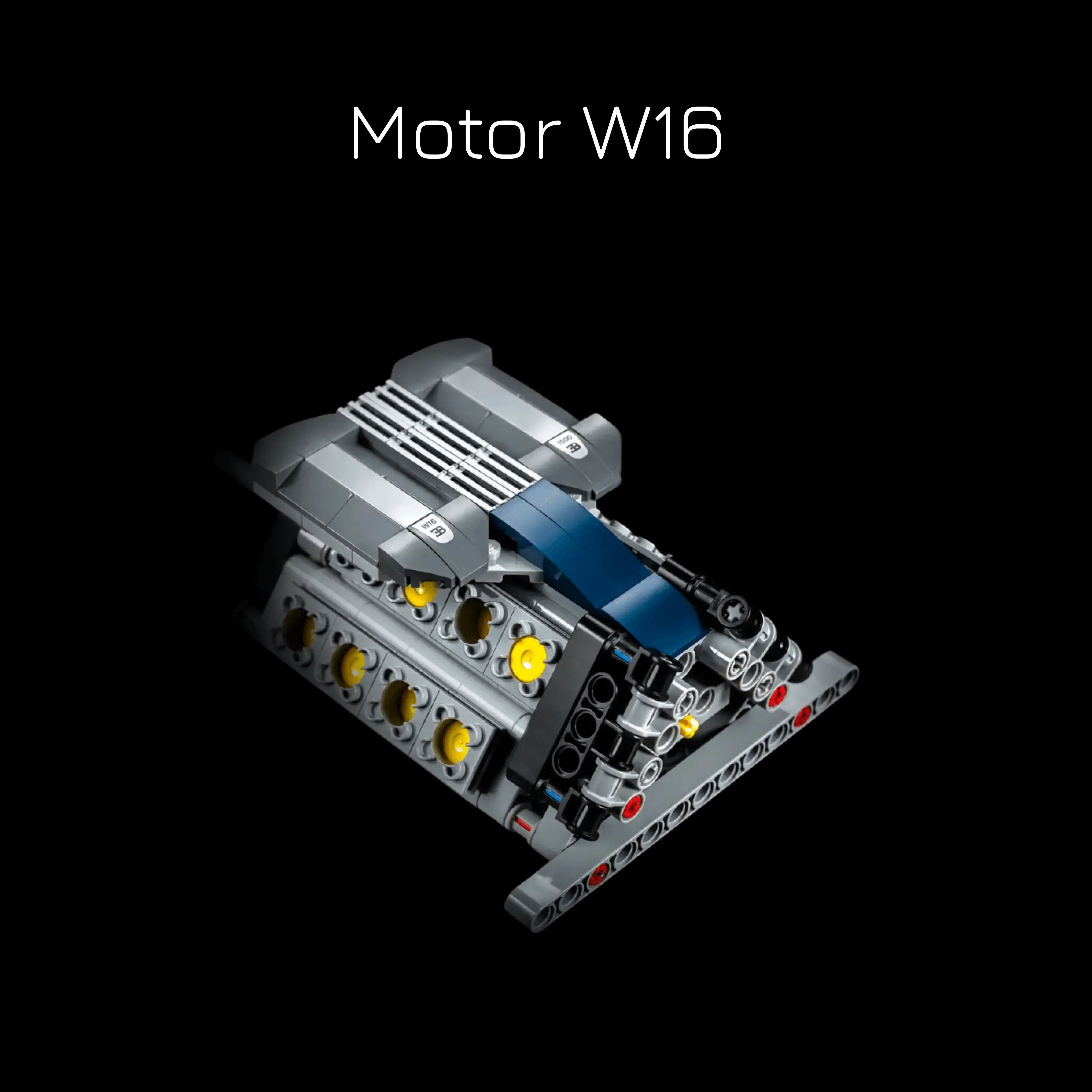 Bugatti Chiron Azul (3599 piezas)