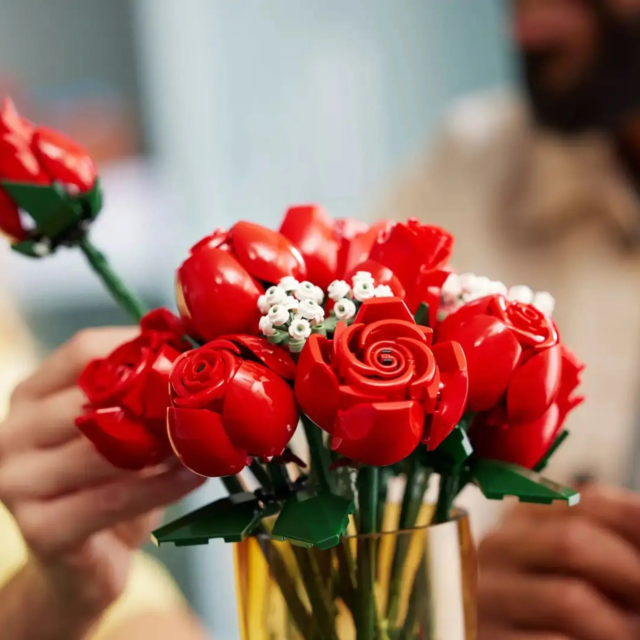 Ramo de Rosas (822 piezas) - Set de Bloques de Construcción