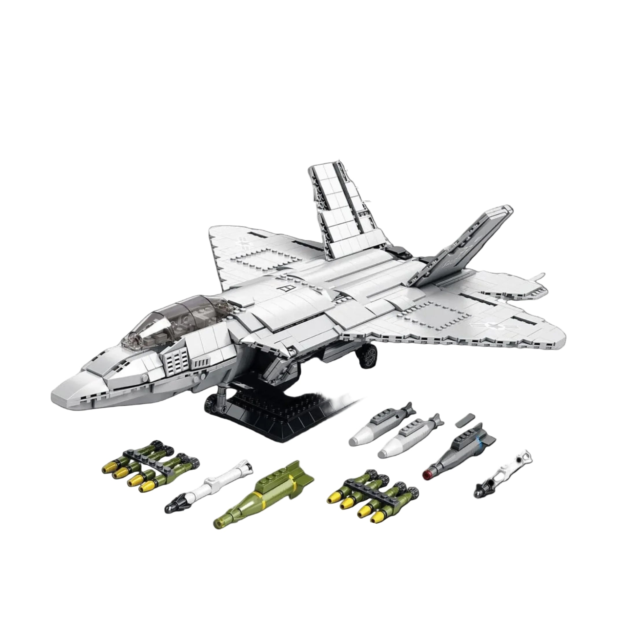 Caza F-22 (1837 piezas)