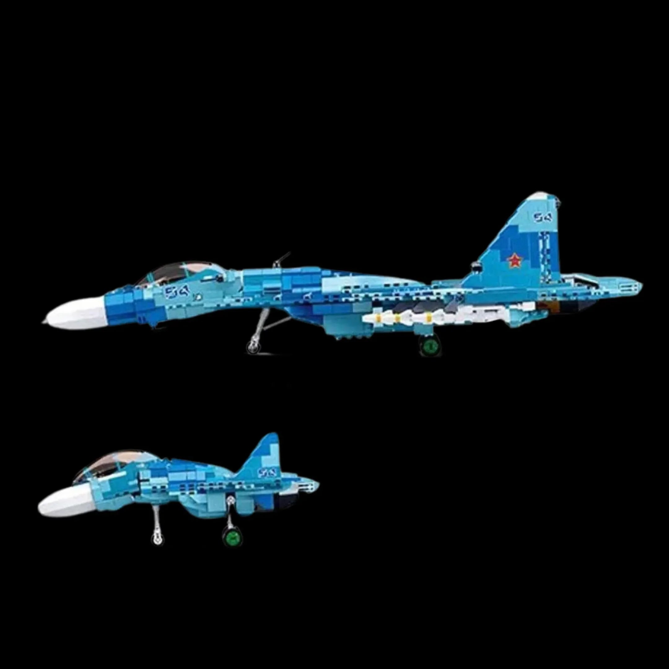 Caza SU-27 - 2 en 1 (1040 piezas)