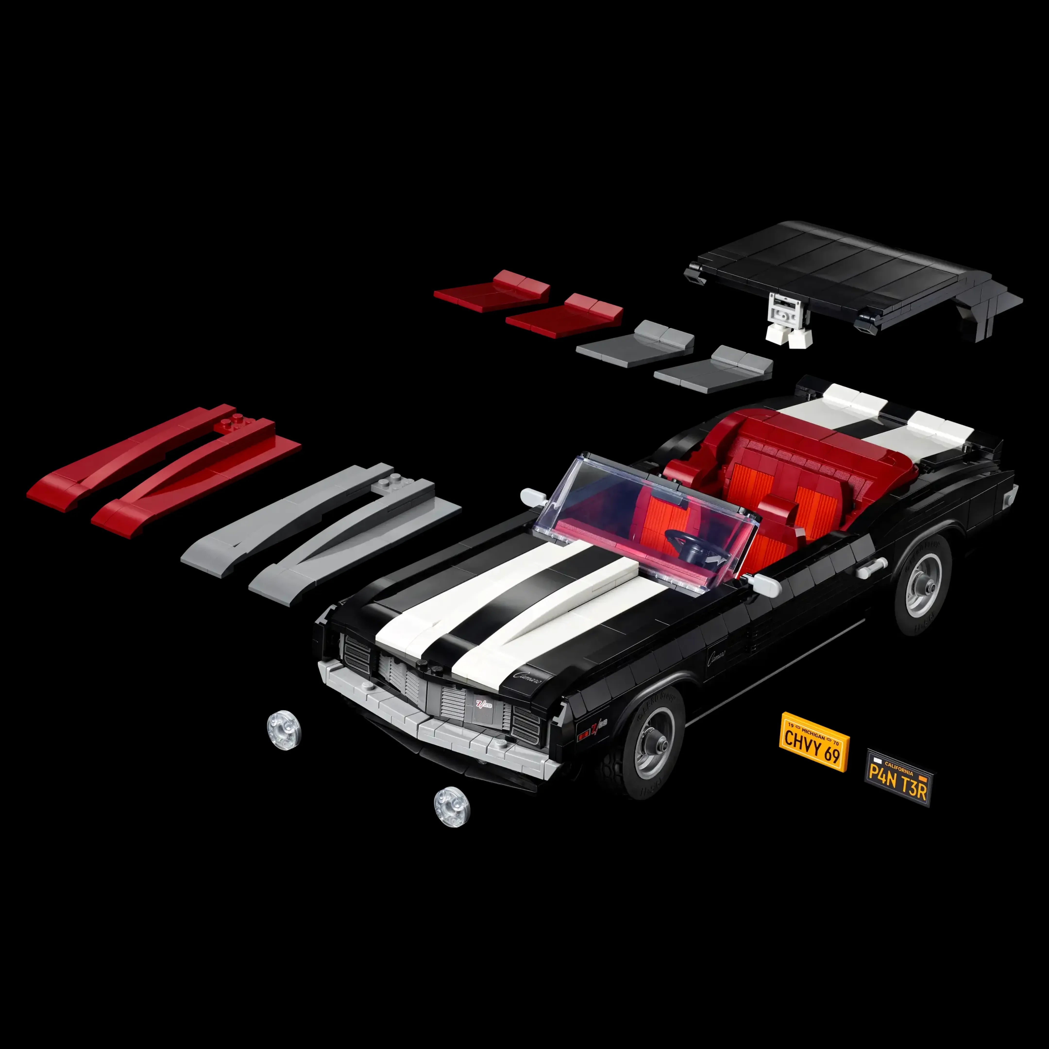 Camaro Clásico Vintage (1454 piezas) - Kit de Bloques de Construcción