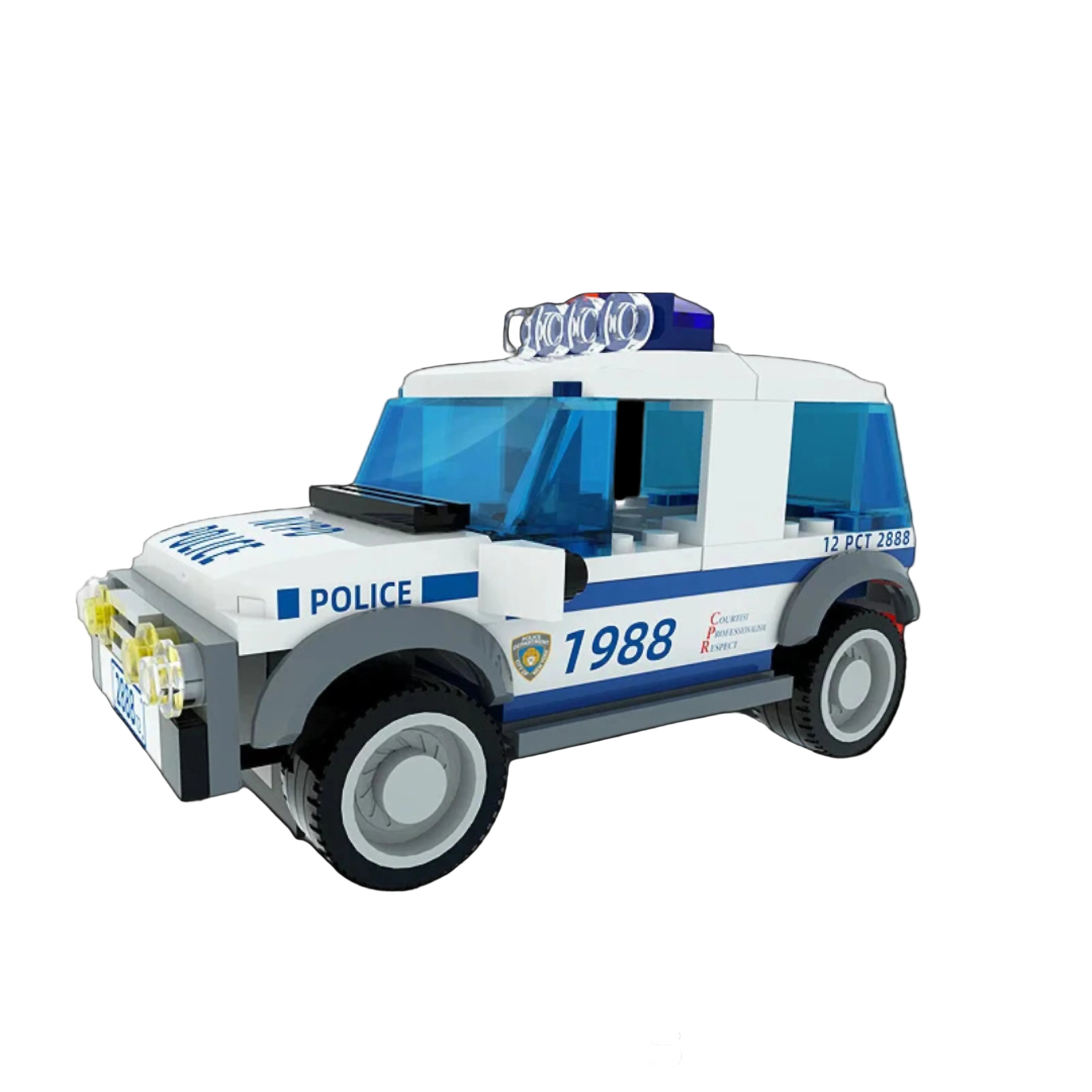 Coche de policía (98 piezas) - Set de Bloques