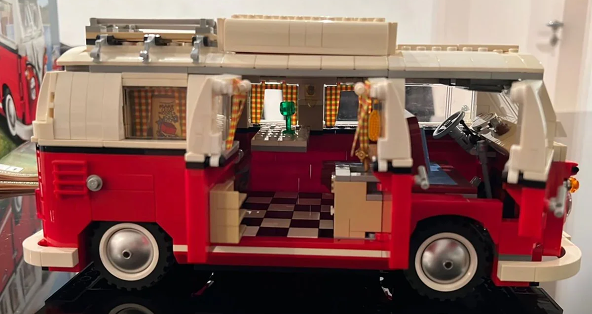 Volkswagen T1 Combi (1354 piezas) - Kit de Bloques de Construcción