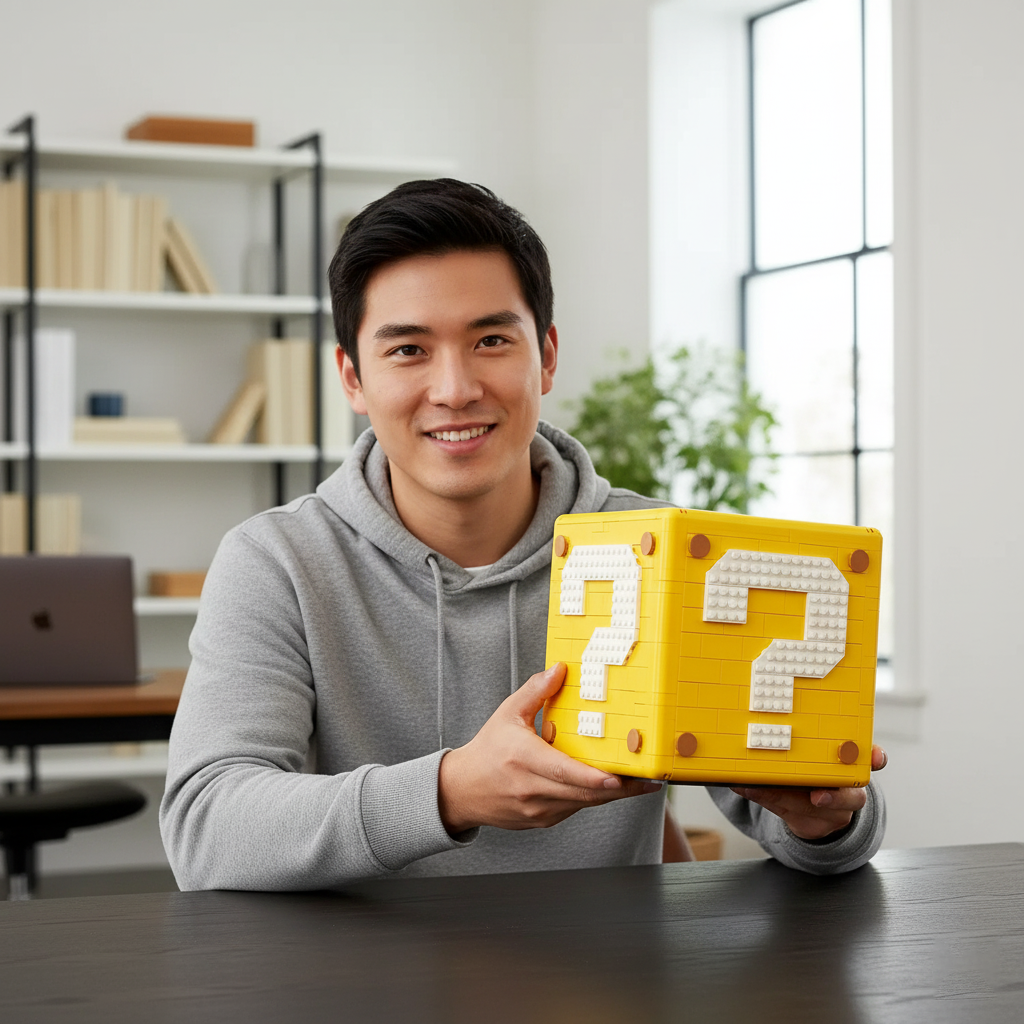 Bloque de signo de interrogación de Super Mario (2380 piezas)