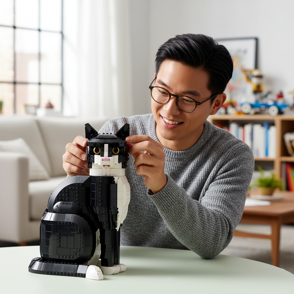 Gato de esmoquin (1710 piezas)