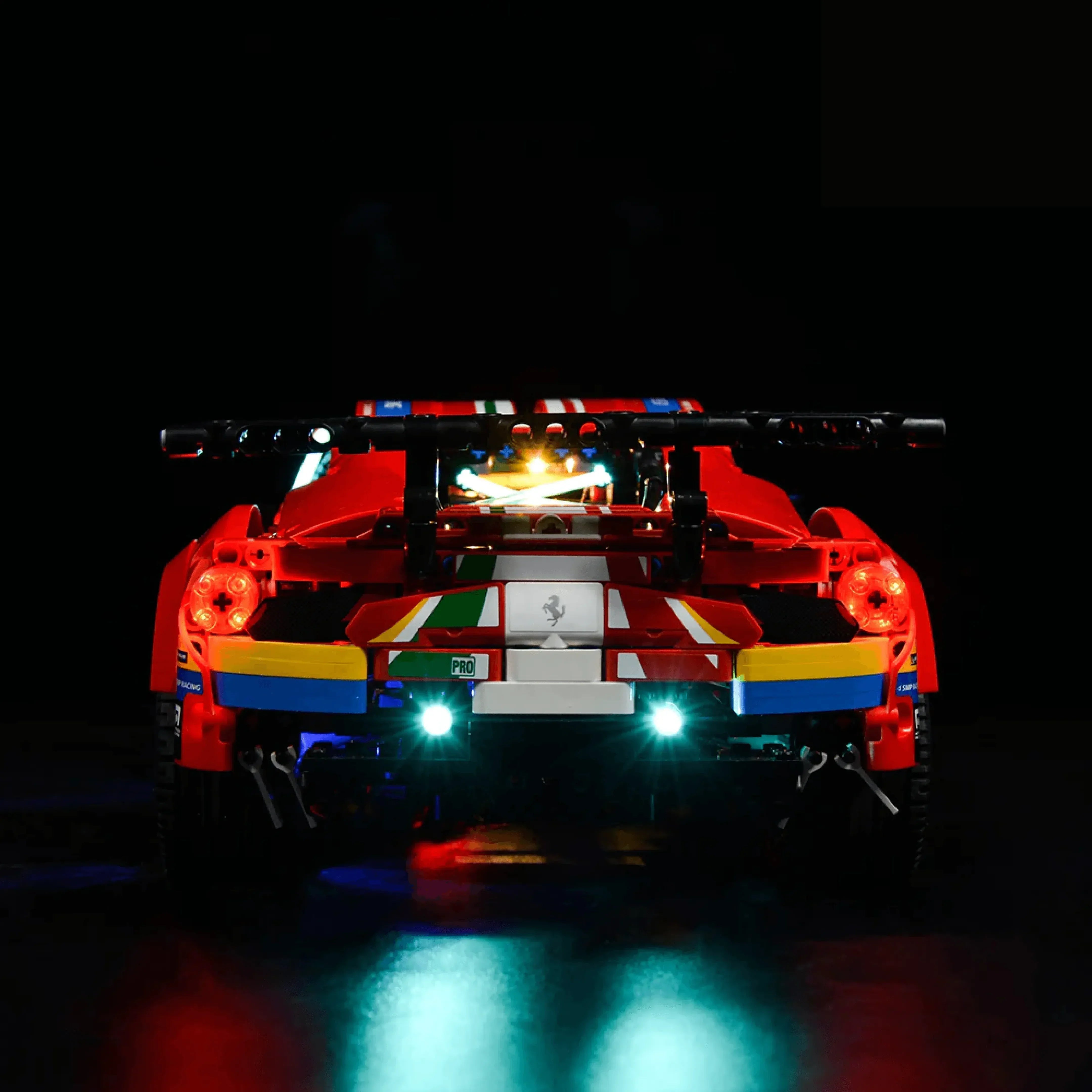 Ferrari 488 GTE (1677 piezas) - Kit de Bloques de Construcción