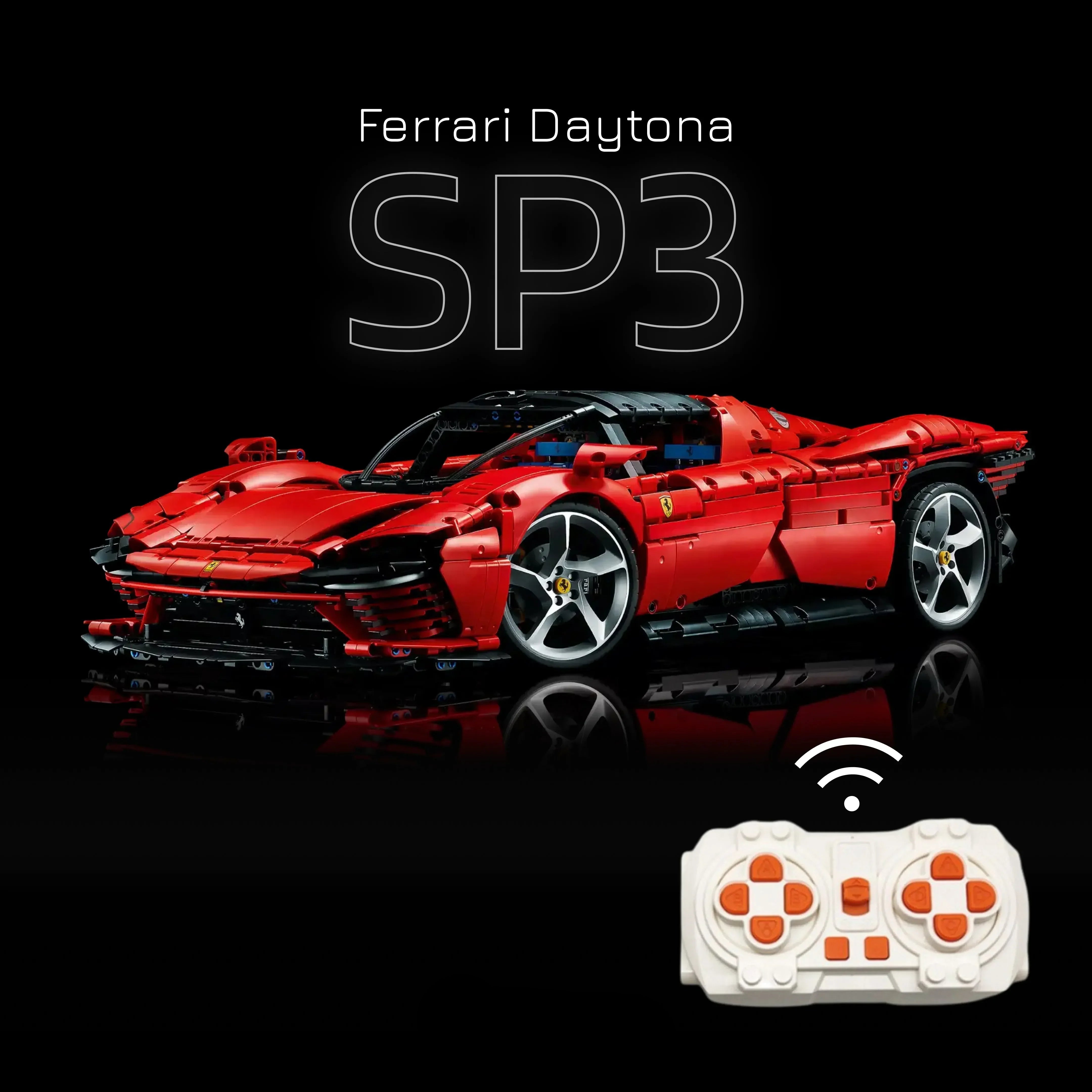 Ferrari Daytona SP3 Rojo (3778 piezas)