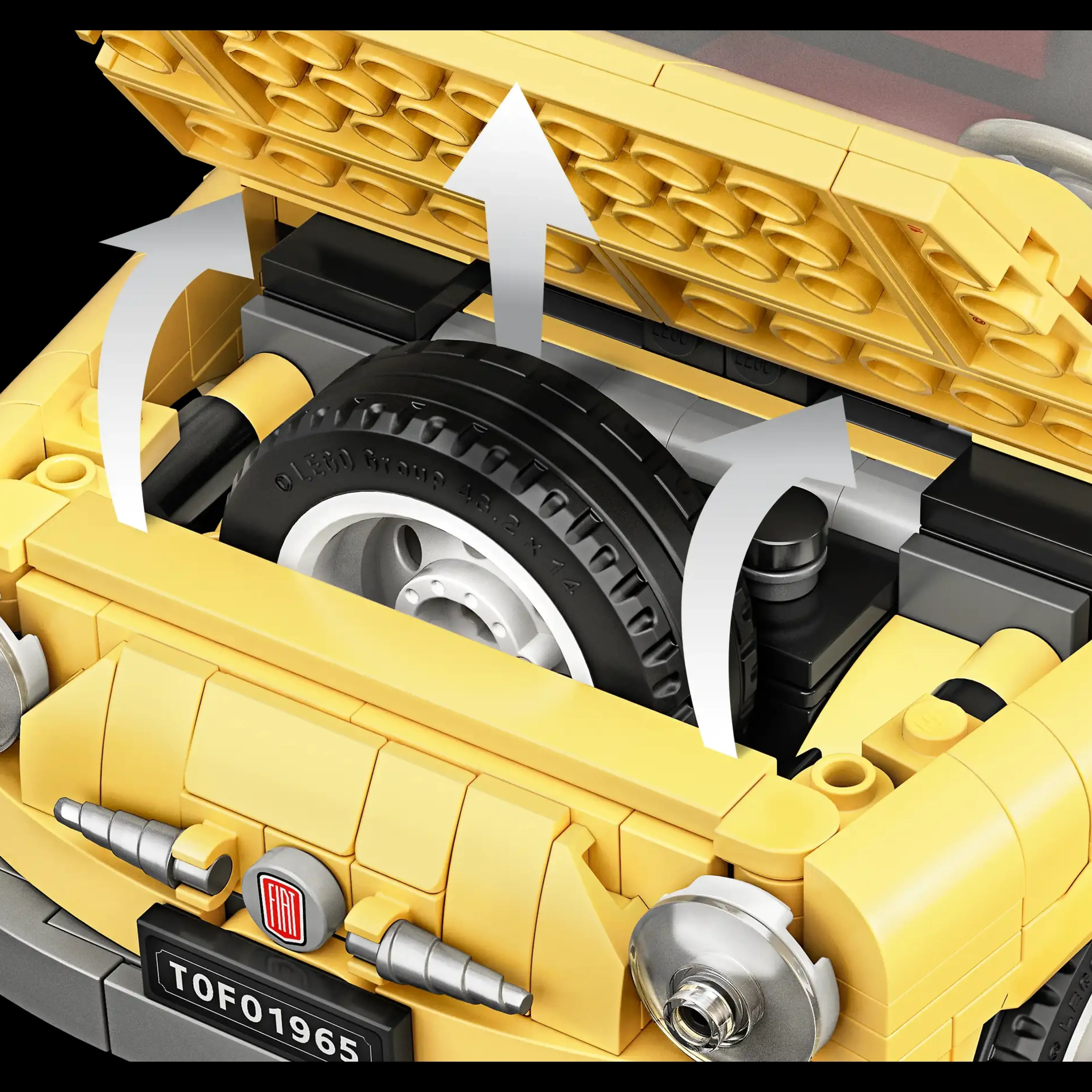 Fiat 500 "1957" (960 piezas) - Set de Bloques