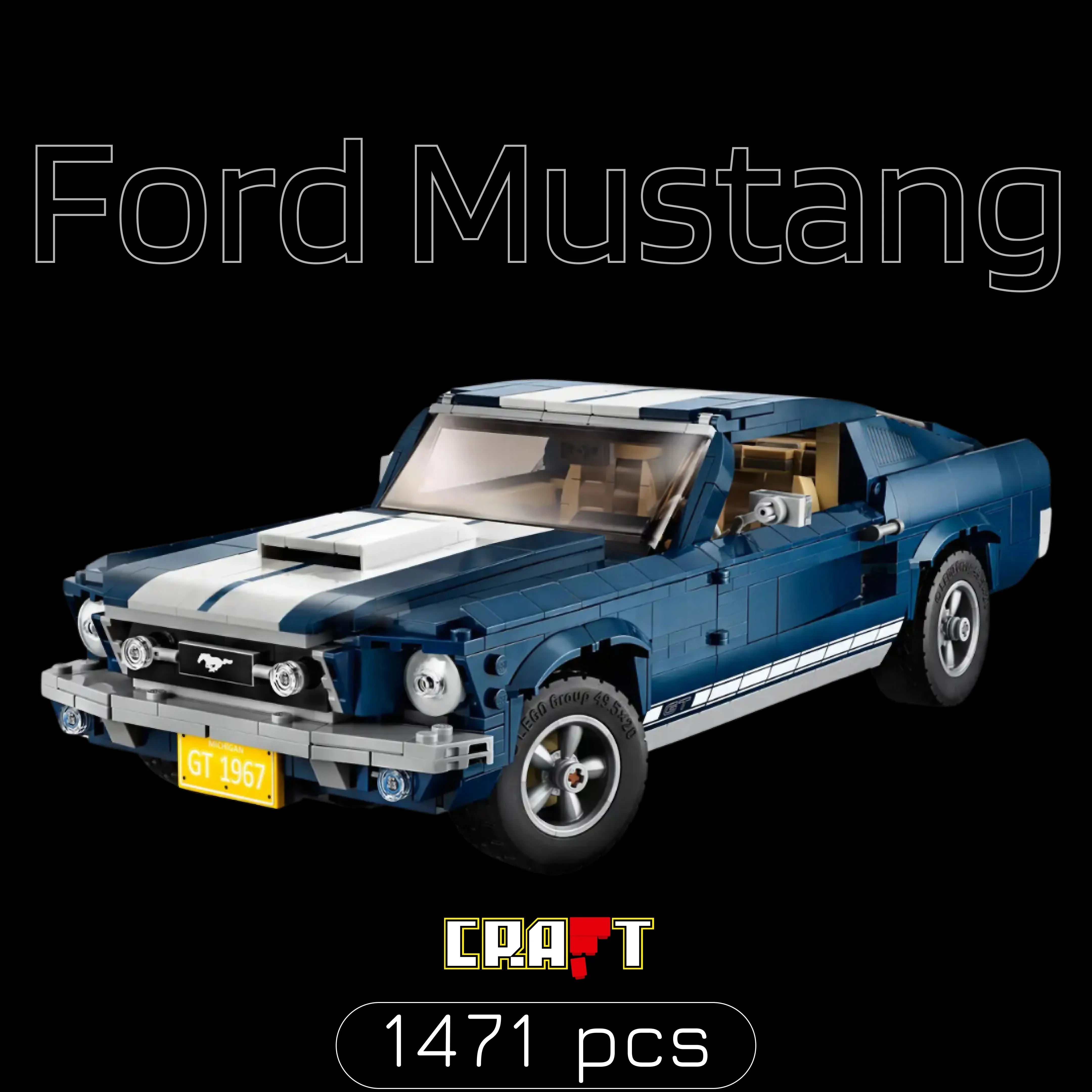 (51% de descuento) Ford Mustang (1471 piezas)