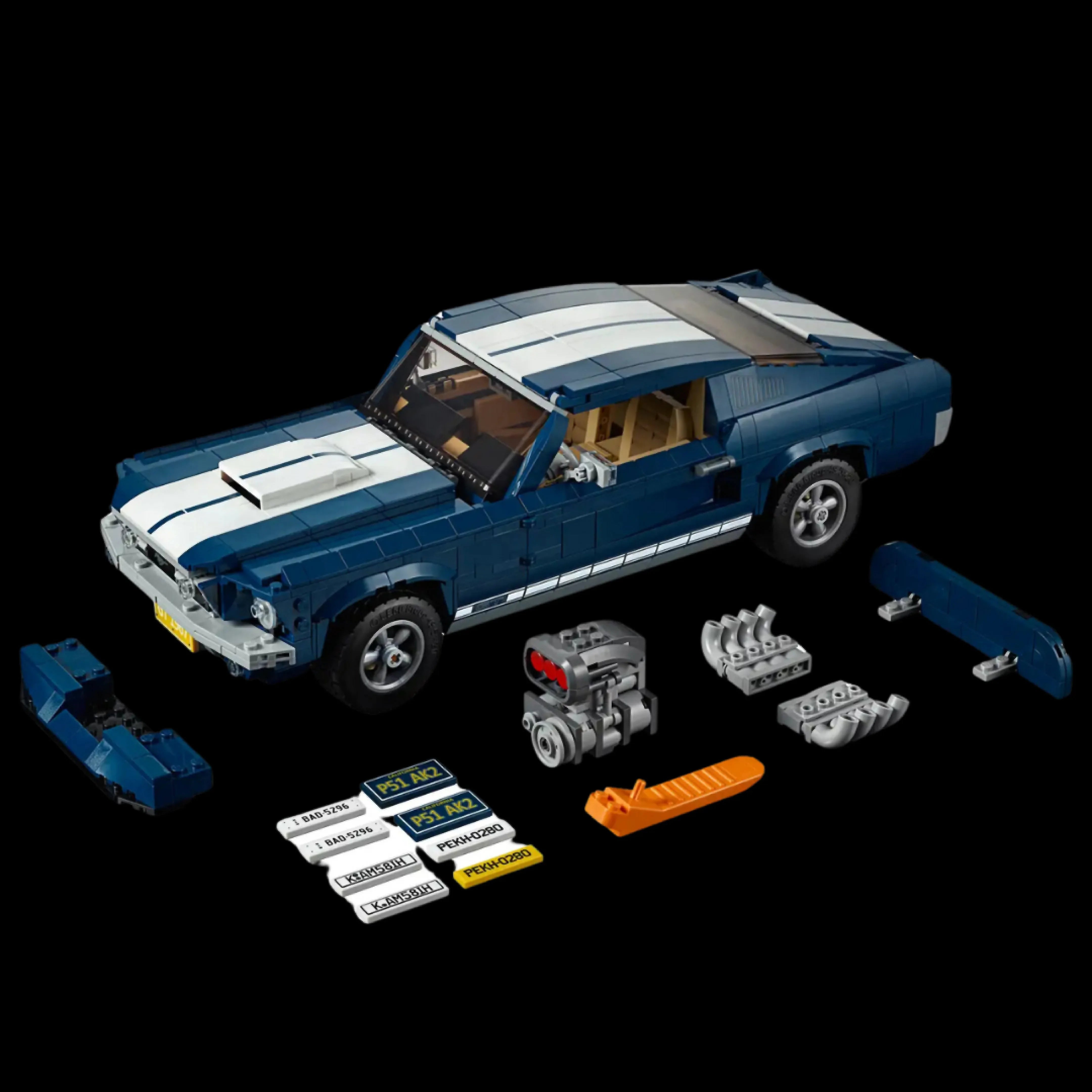 Ford Mustang (1471 piezas) - Kit de Bloques de Construcción