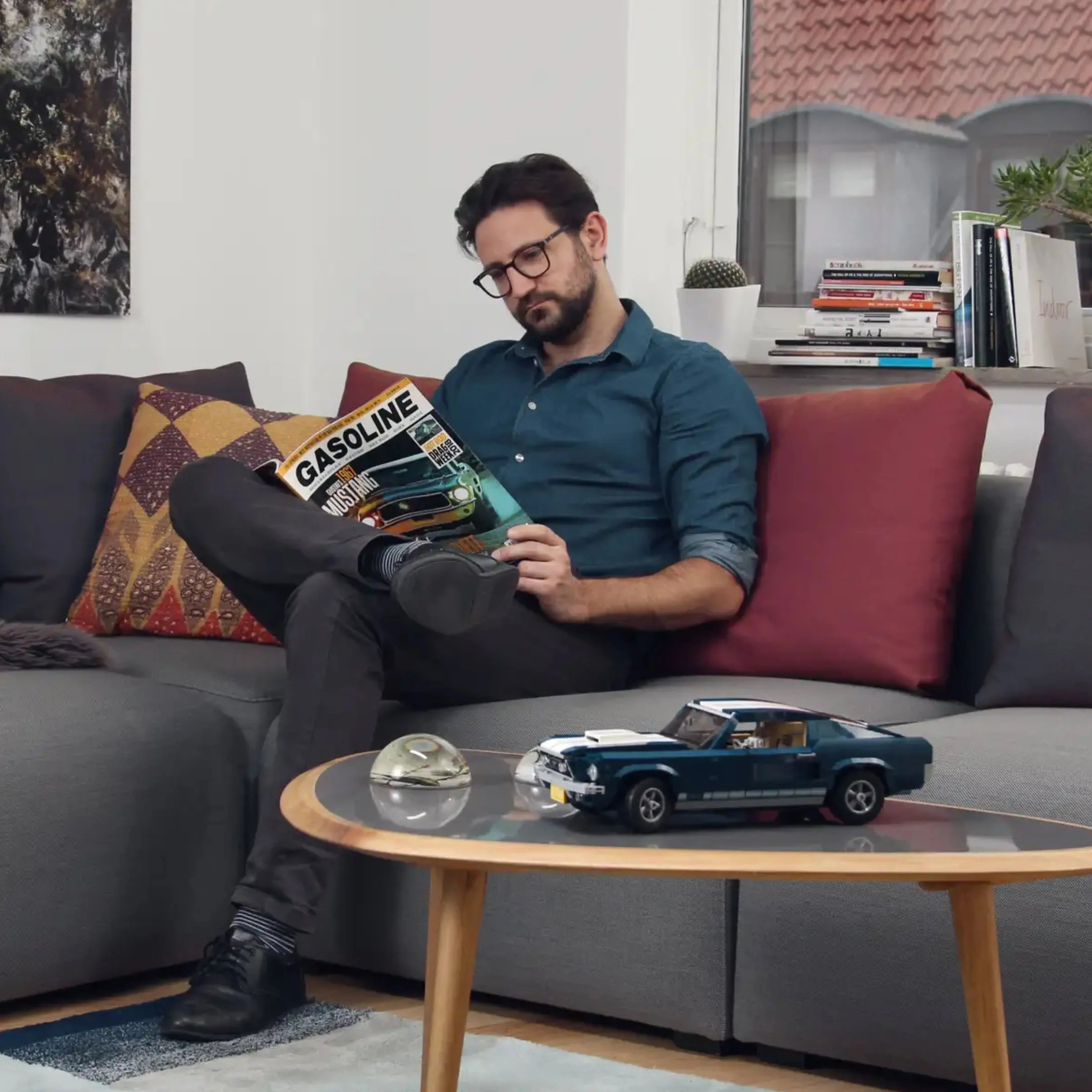 Ford Mustang (1471 piezas) - Kit de Bloques de Construcción