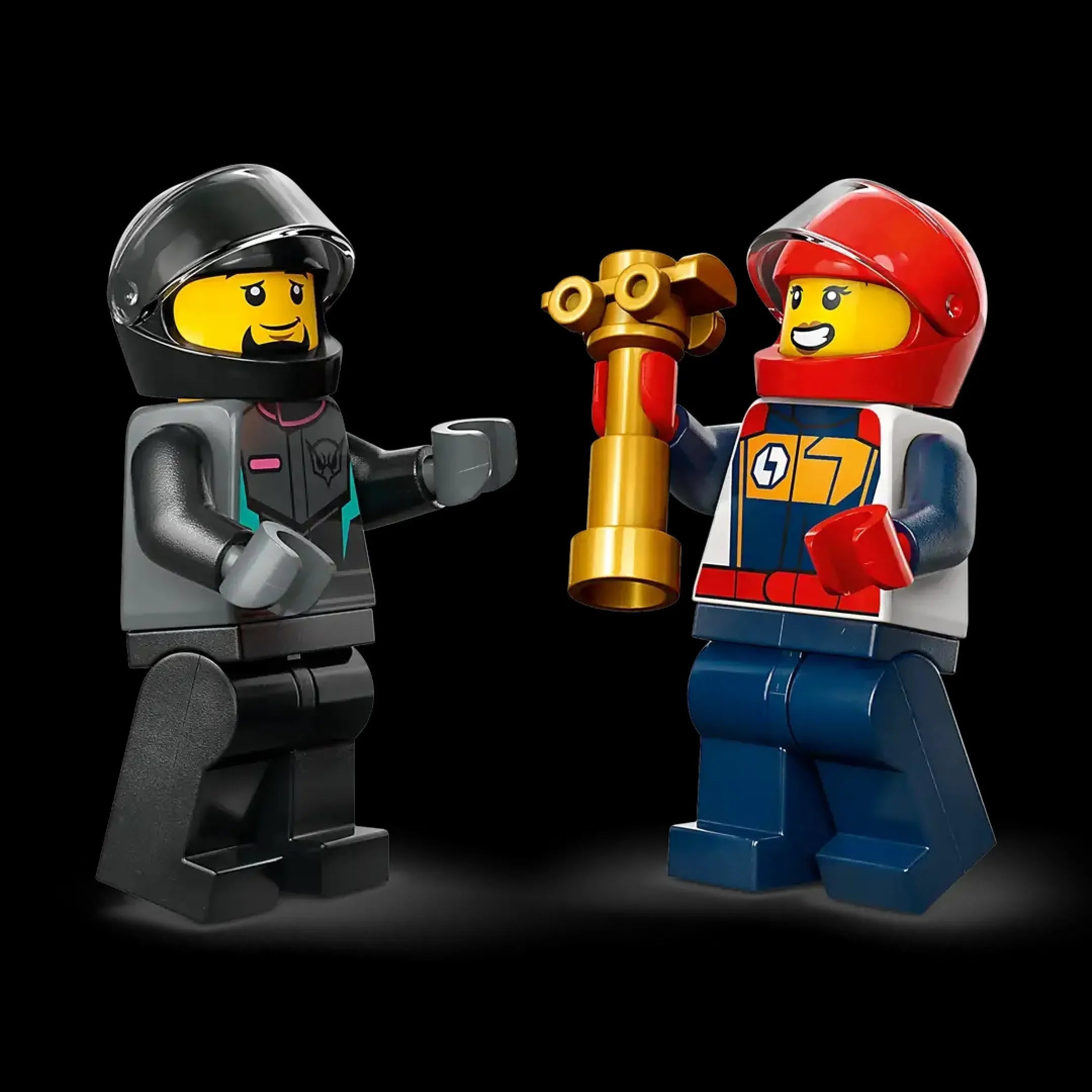 Karts + Pilotos de carreras (99 piezas)