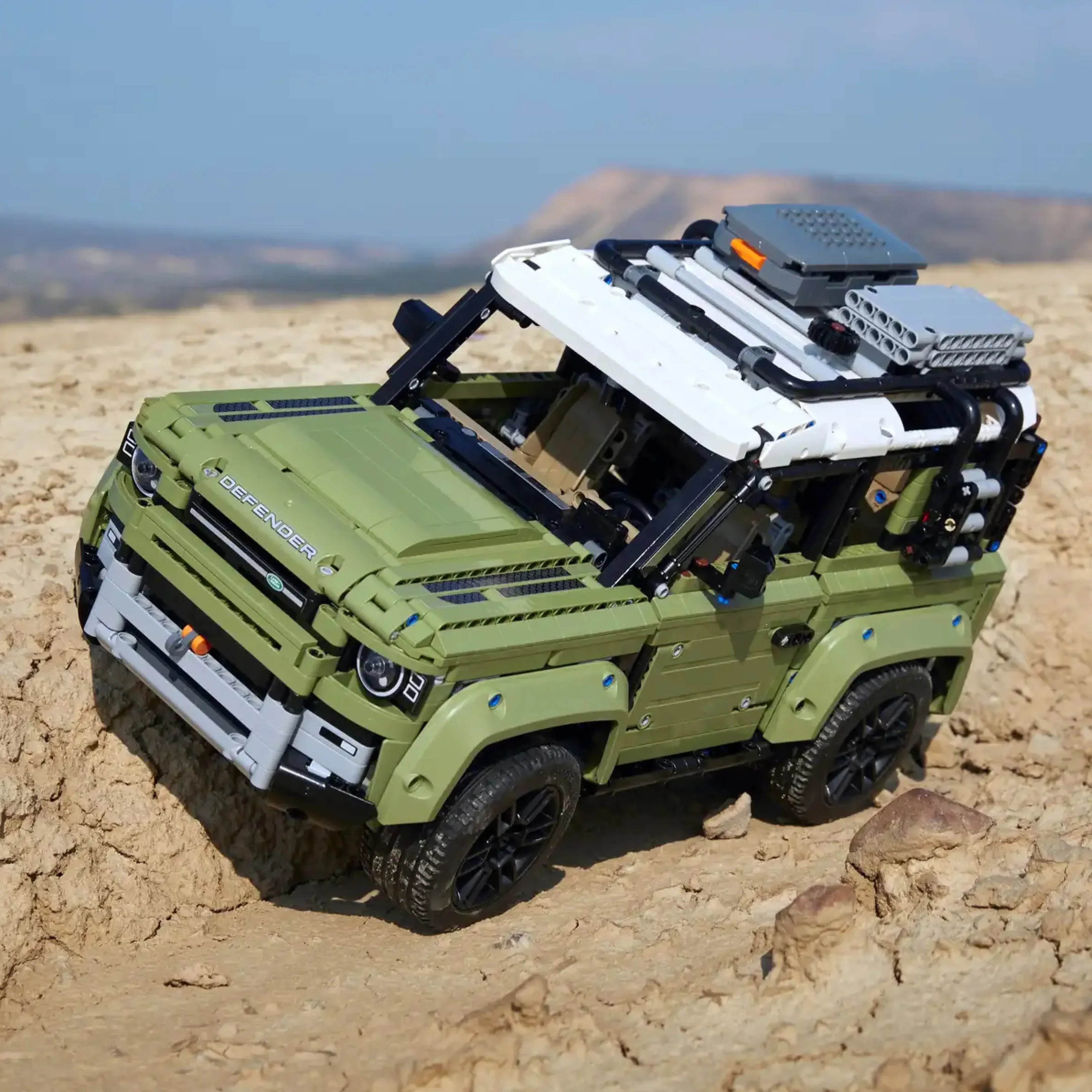Land Rover Defender (2573 piezas) - Kit de Bloques de Construcción