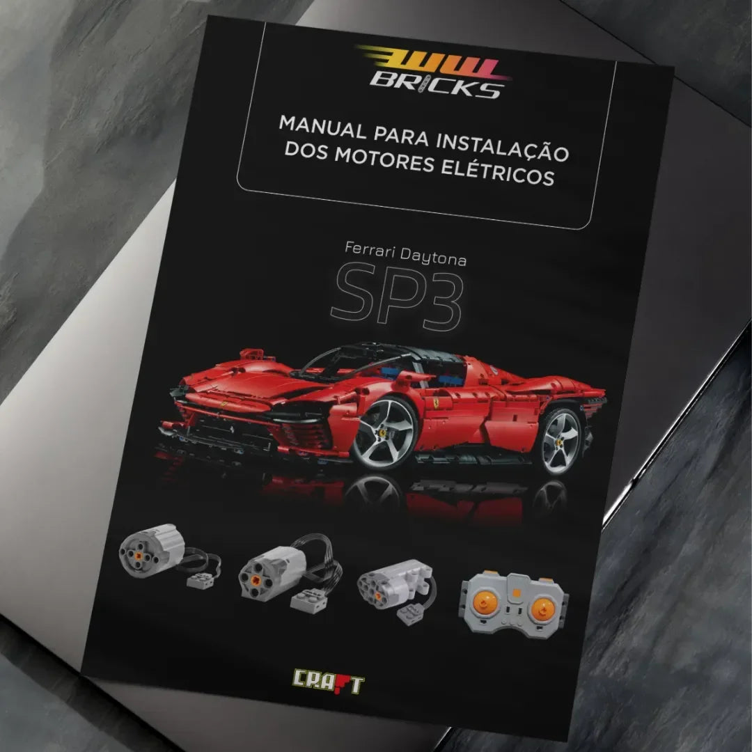 Kit de motor supereléctrico para Ferrari Daytona SP3 (3778 piezas)