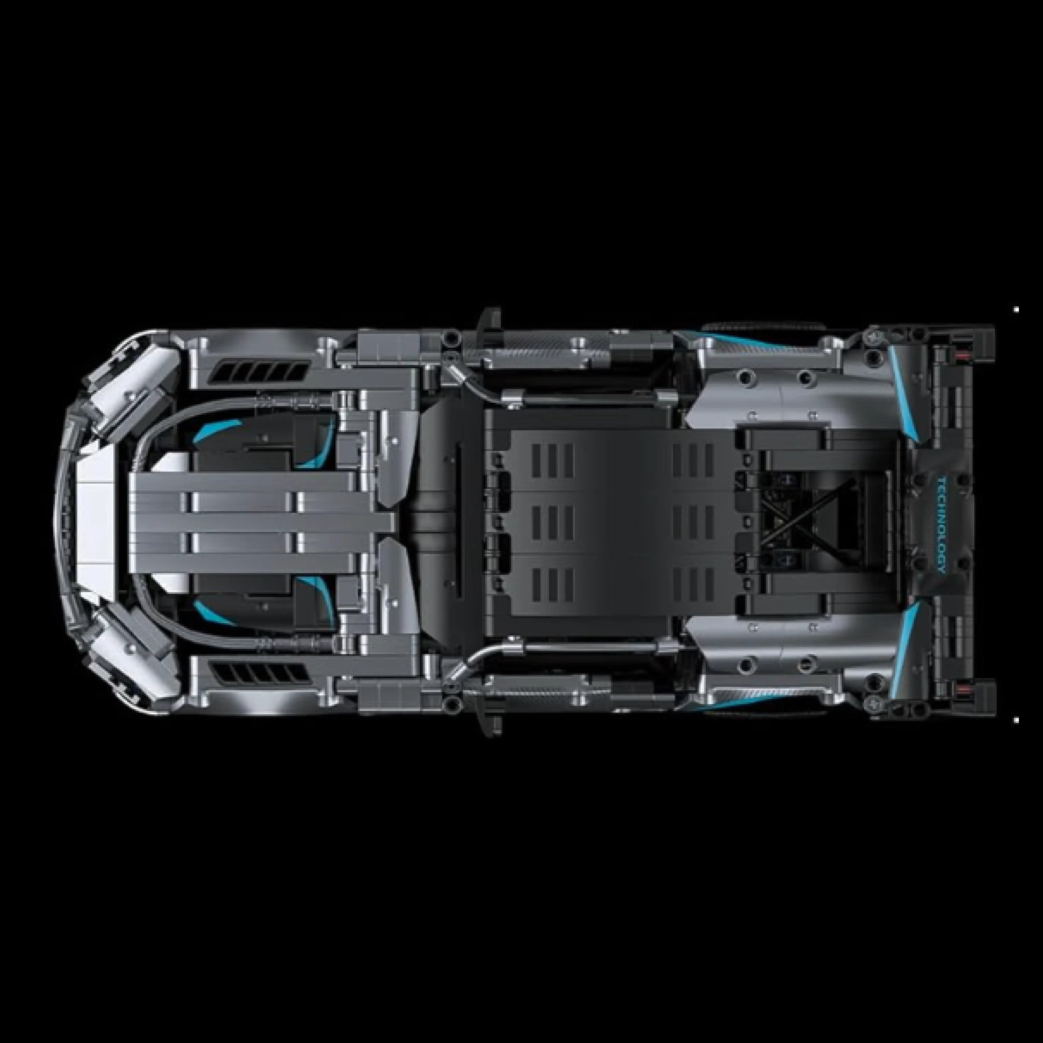 Mercedes AMG GT-S Gris (1466 piezas) - Set de Bloques