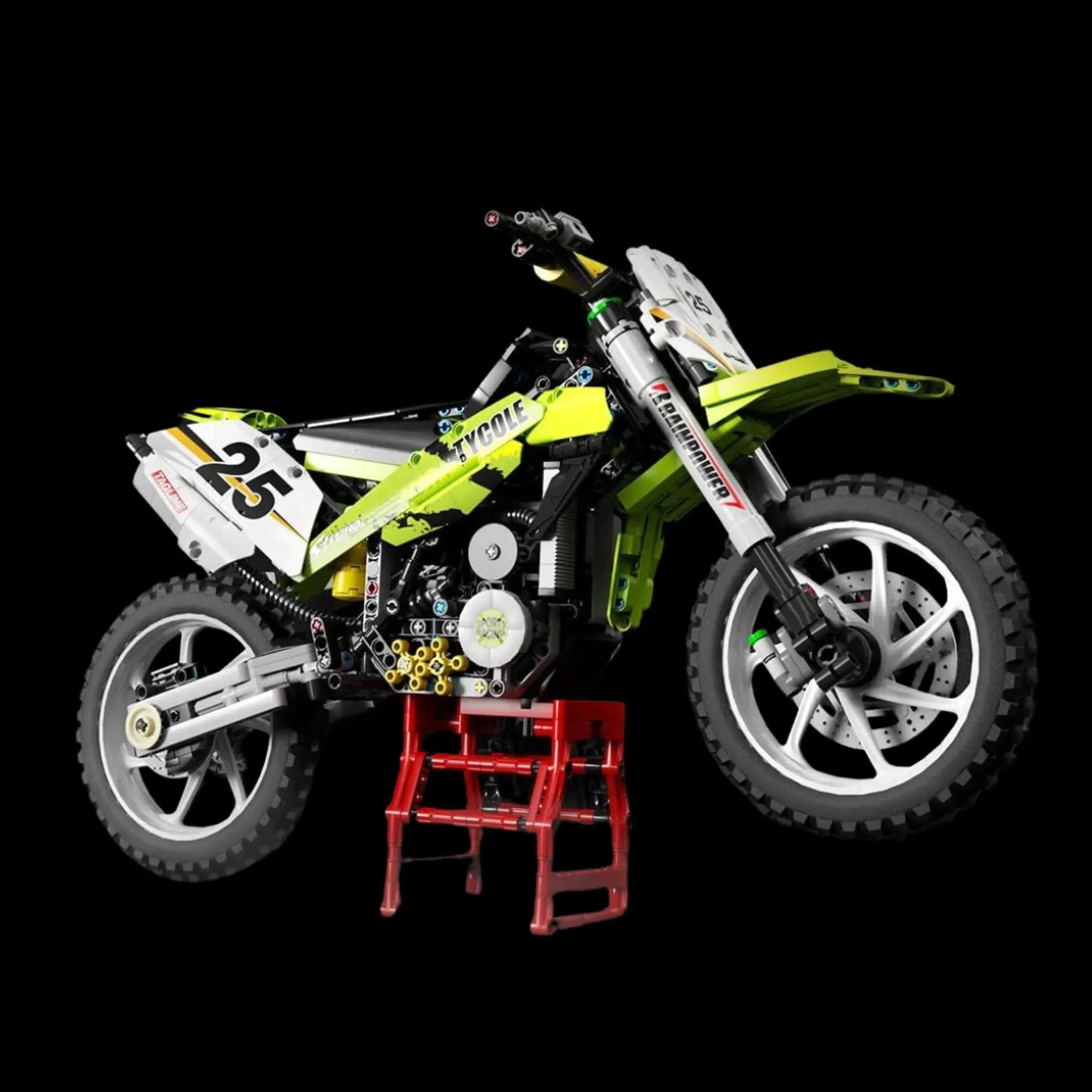 Motocross (1302 piezas) - Kit de Bloques de Construcción
