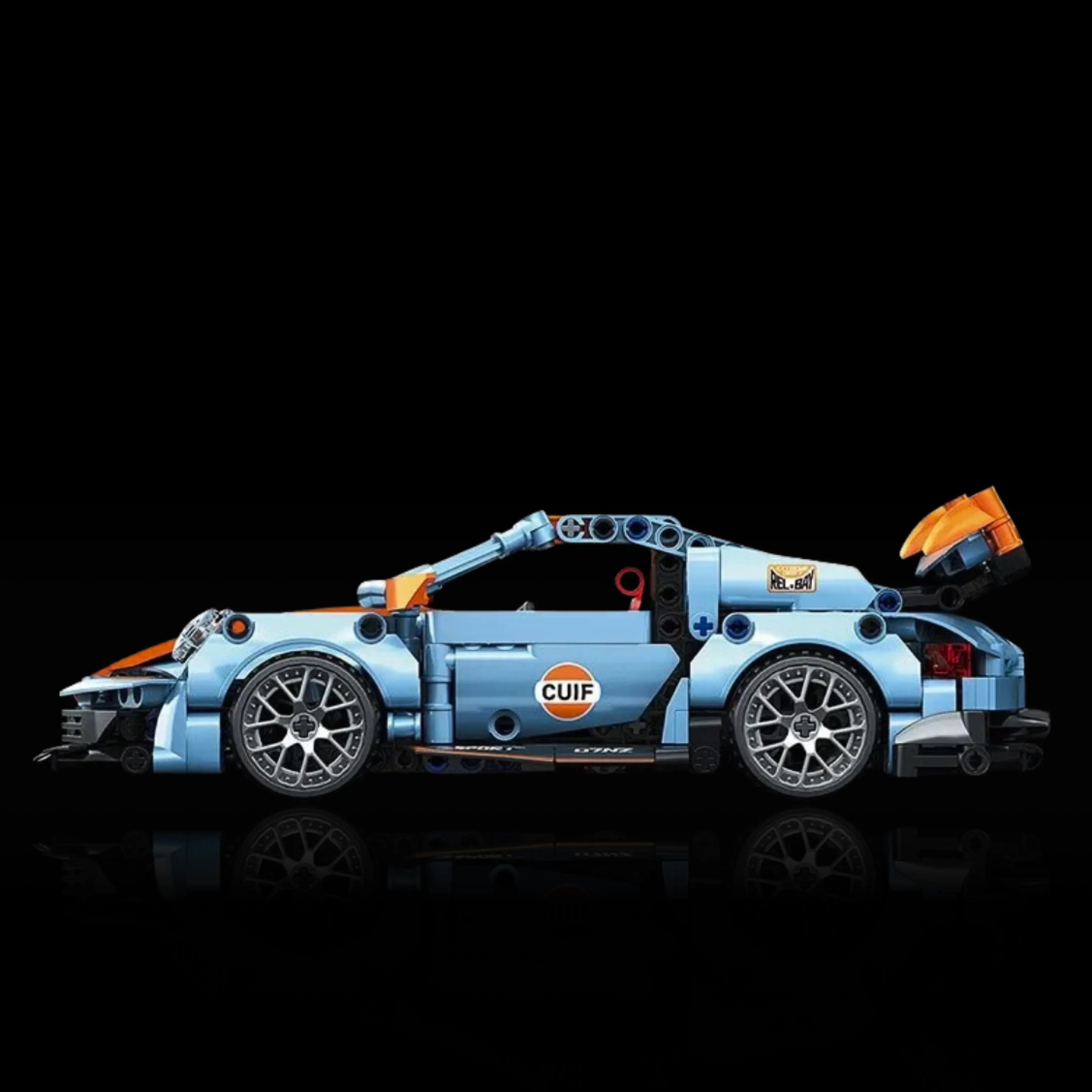 Porsche 911 RSR Azul (523 piezas) - Set de Bloques