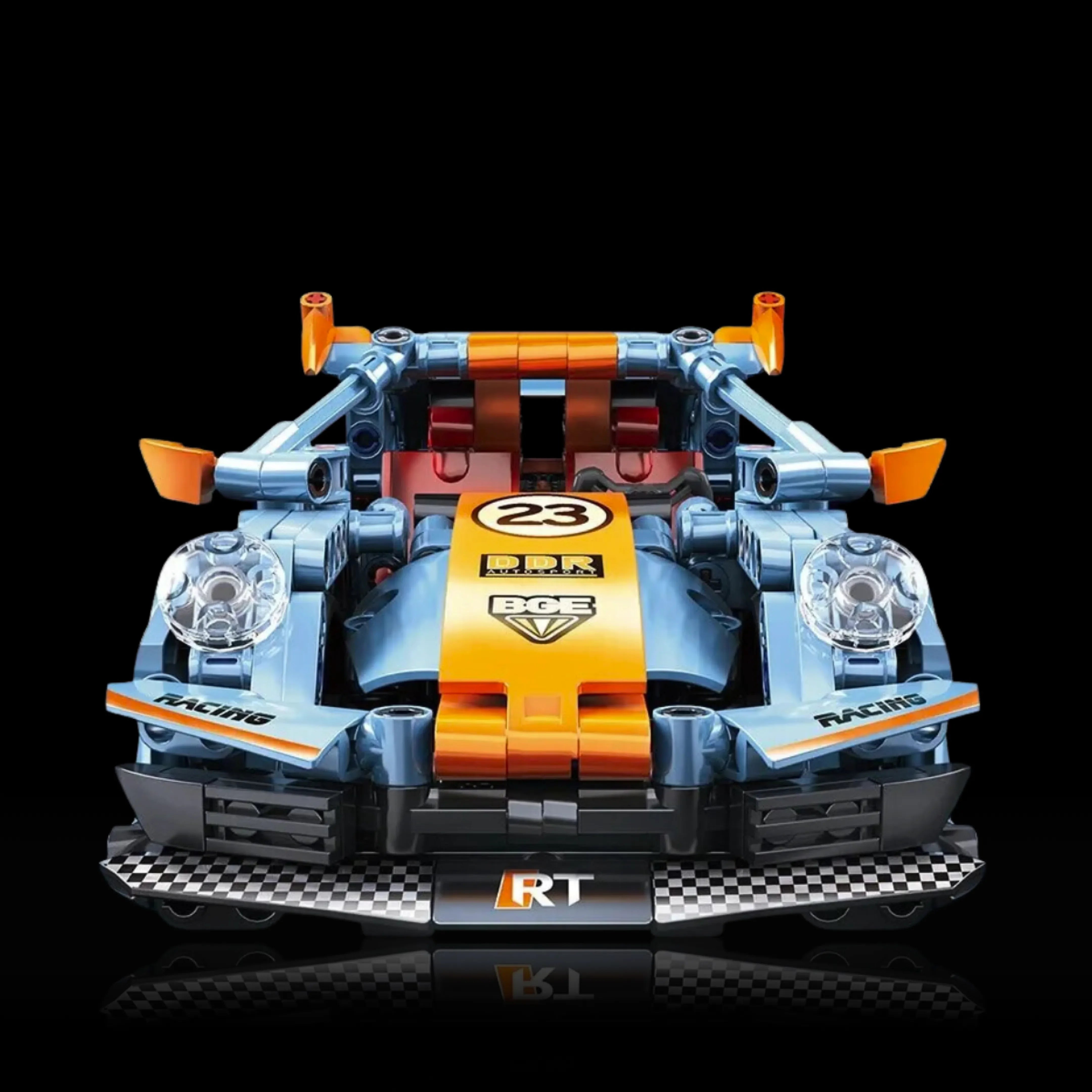 Porsche 911 RSR Azul (523 piezas) - Set de Bloques